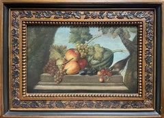 "Nature morte avec fruits et oiseaux