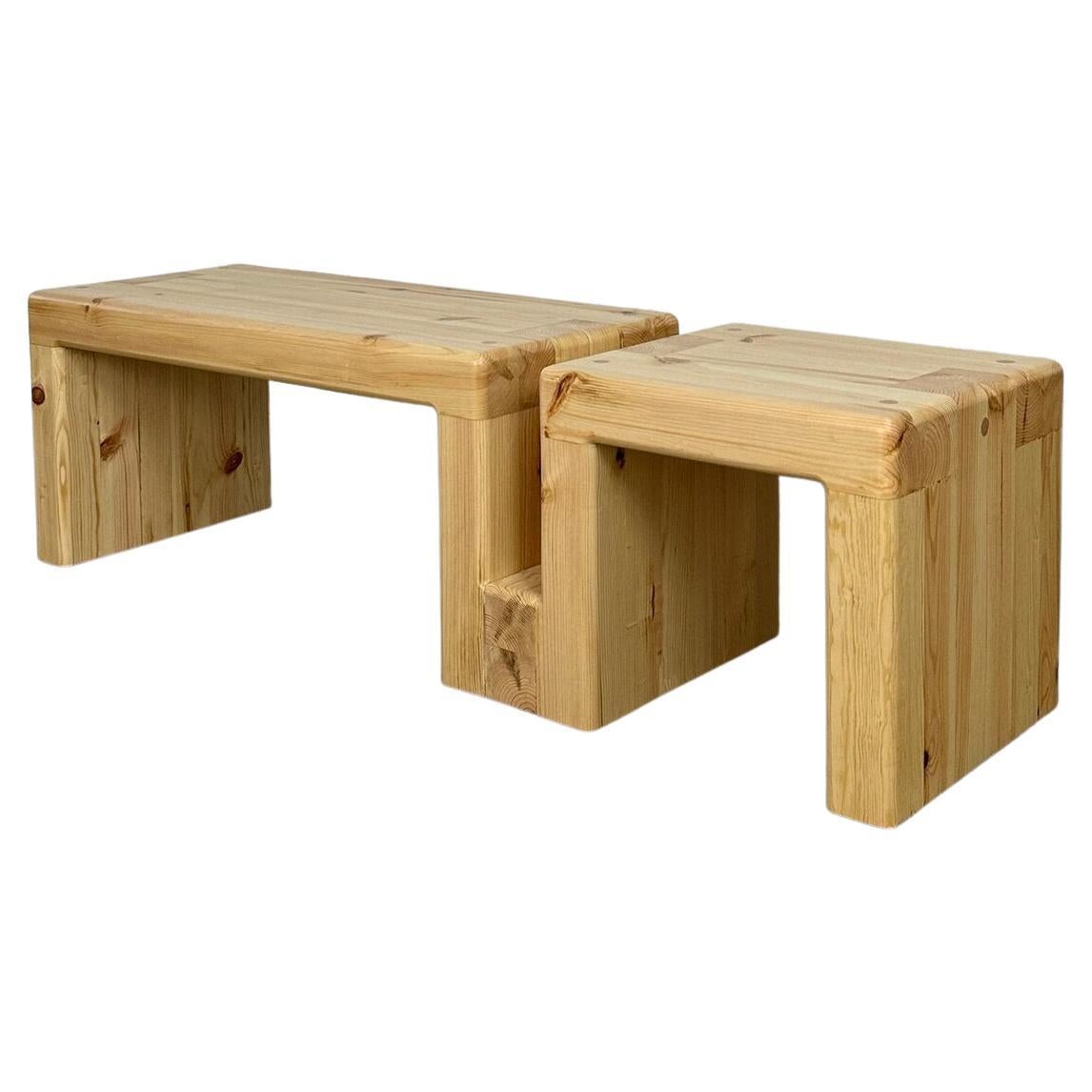 Unidos Bench in Pine For Sale
