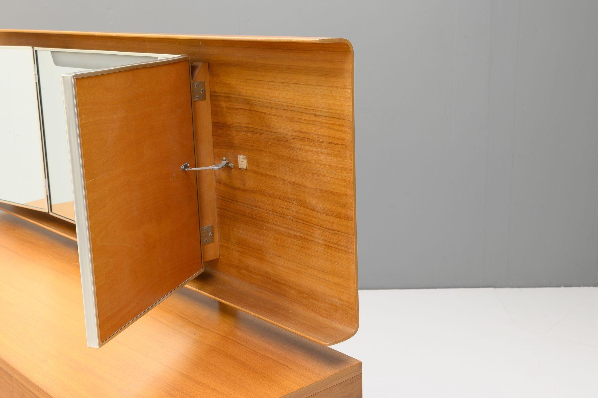 Walnut Uniflex Dressing Table For Sale