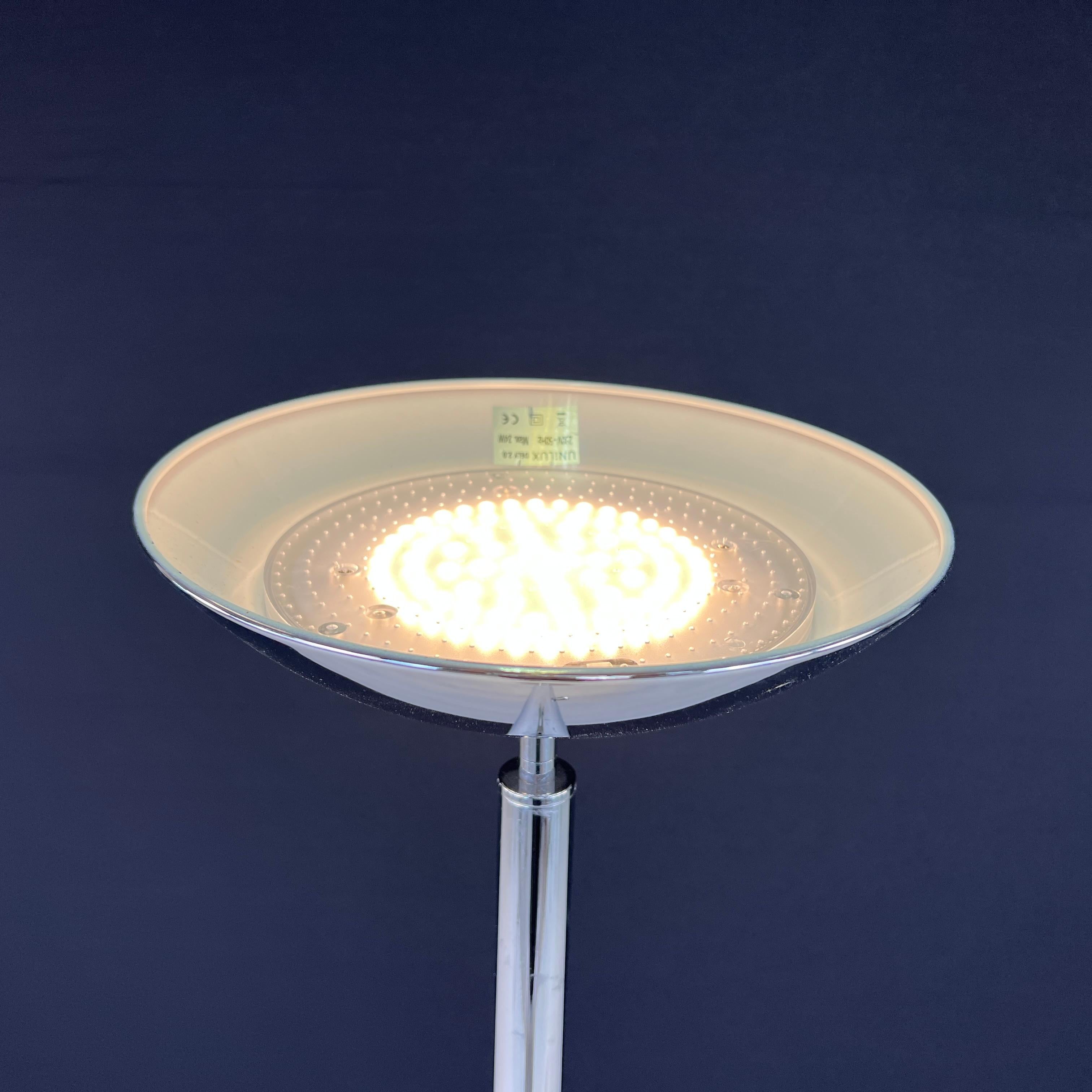 Mid-Century Modern Unilux Floor Lamp, 1970s For Sale