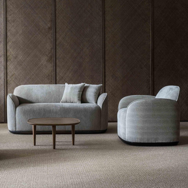 Unio Armchair Upholstered with Pierre Frey Hanoi Fabric by Poiat For ...