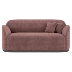 Unio Loveseat Upholstered with Dedar Pergamena Fabric by Poiat