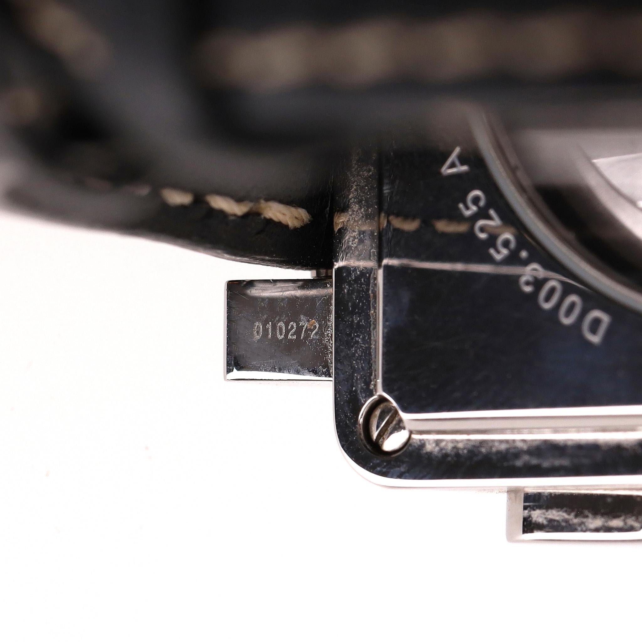 Reloj cronógrafo Union Glashütte Averin de acero inoxidable con correa de piel en venta 7