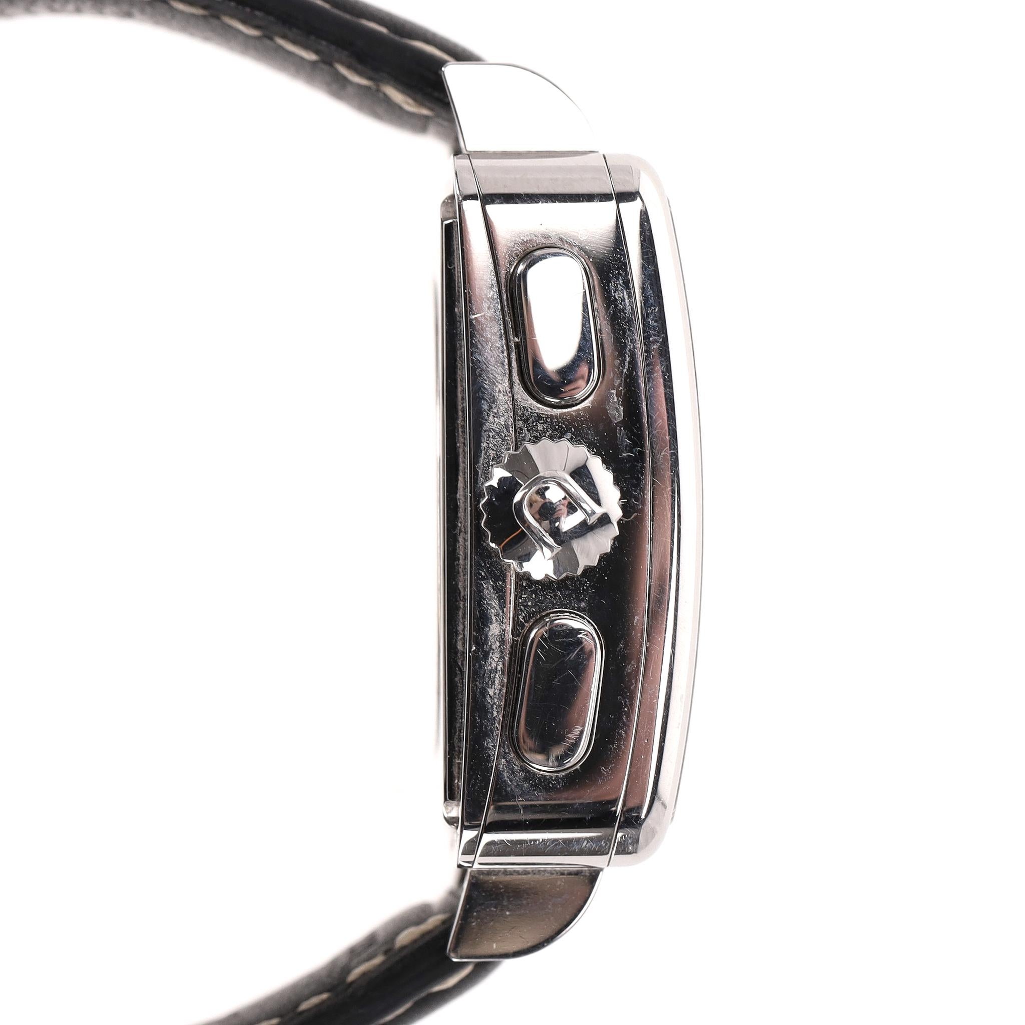 Reloj cronógrafo Union Glashütte Averin de acero inoxidable con correa de piel en venta 4