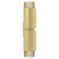 Lampada da parete contemporanea Union Large Mesh Anodized Champagne Aluminum di JSPR