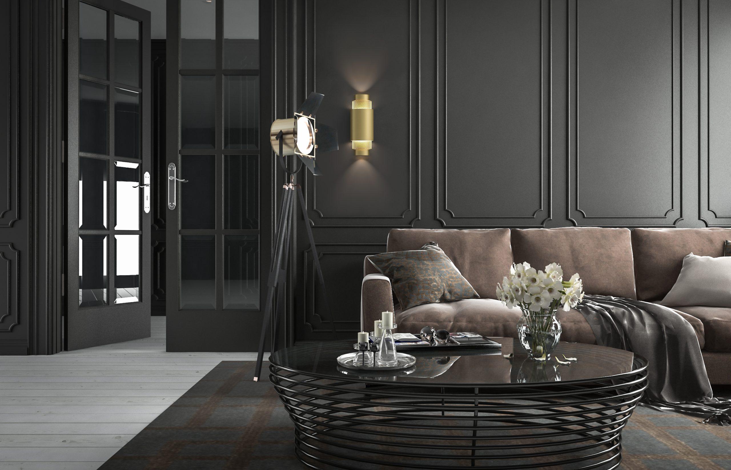 Lampada da parete contemporanea Union Medium in alluminio anodizzato bronzo di JSPR in vendita 7