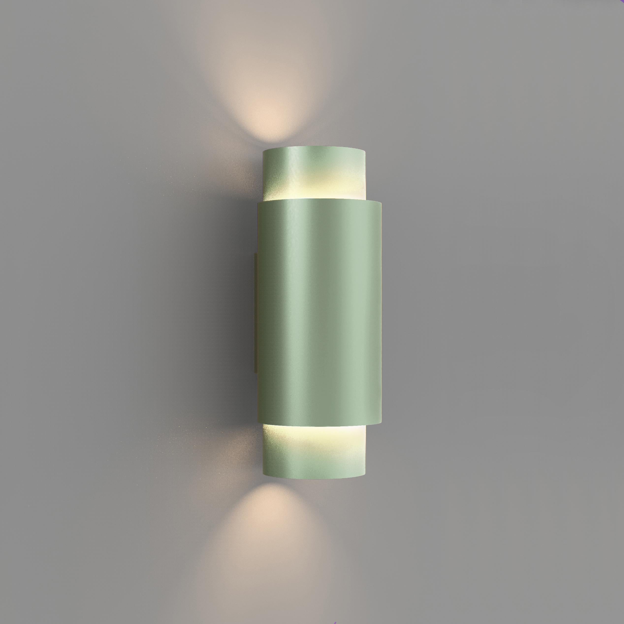 Postmoderno Lampada da parete contemporanea Union Medium in alluminio anodizzato bronzo di JSPR in vendita