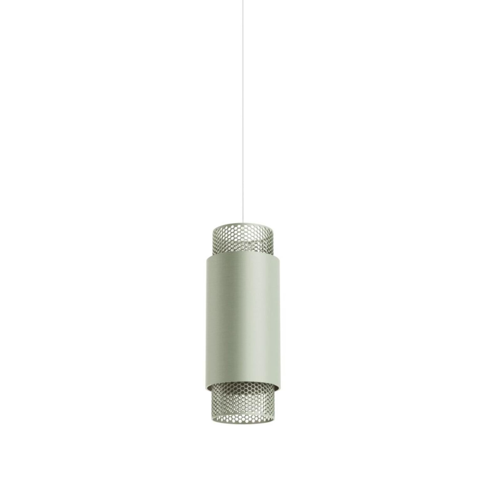 Lampada a sospensione verticale media Union in alluminio anodizzato nero di JSPR in vendita 1