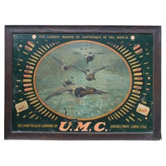Litografia della Union Metallic Cartridge Company Bullet Board