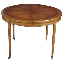 Union National Midcentury Parma Fruitwood Italian Provincial Dining Table