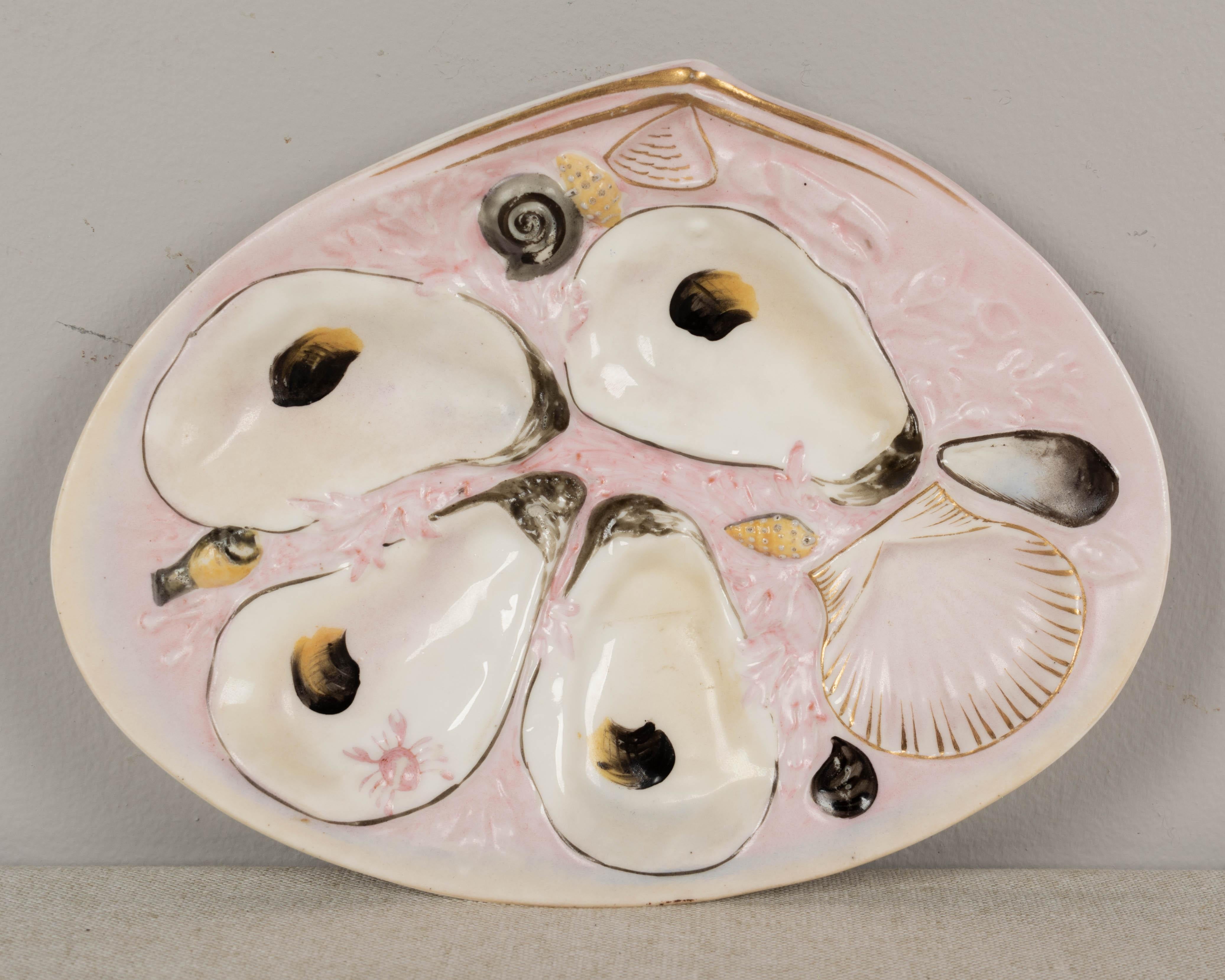 Union Porcelain Oyster Plates Set of 4 2