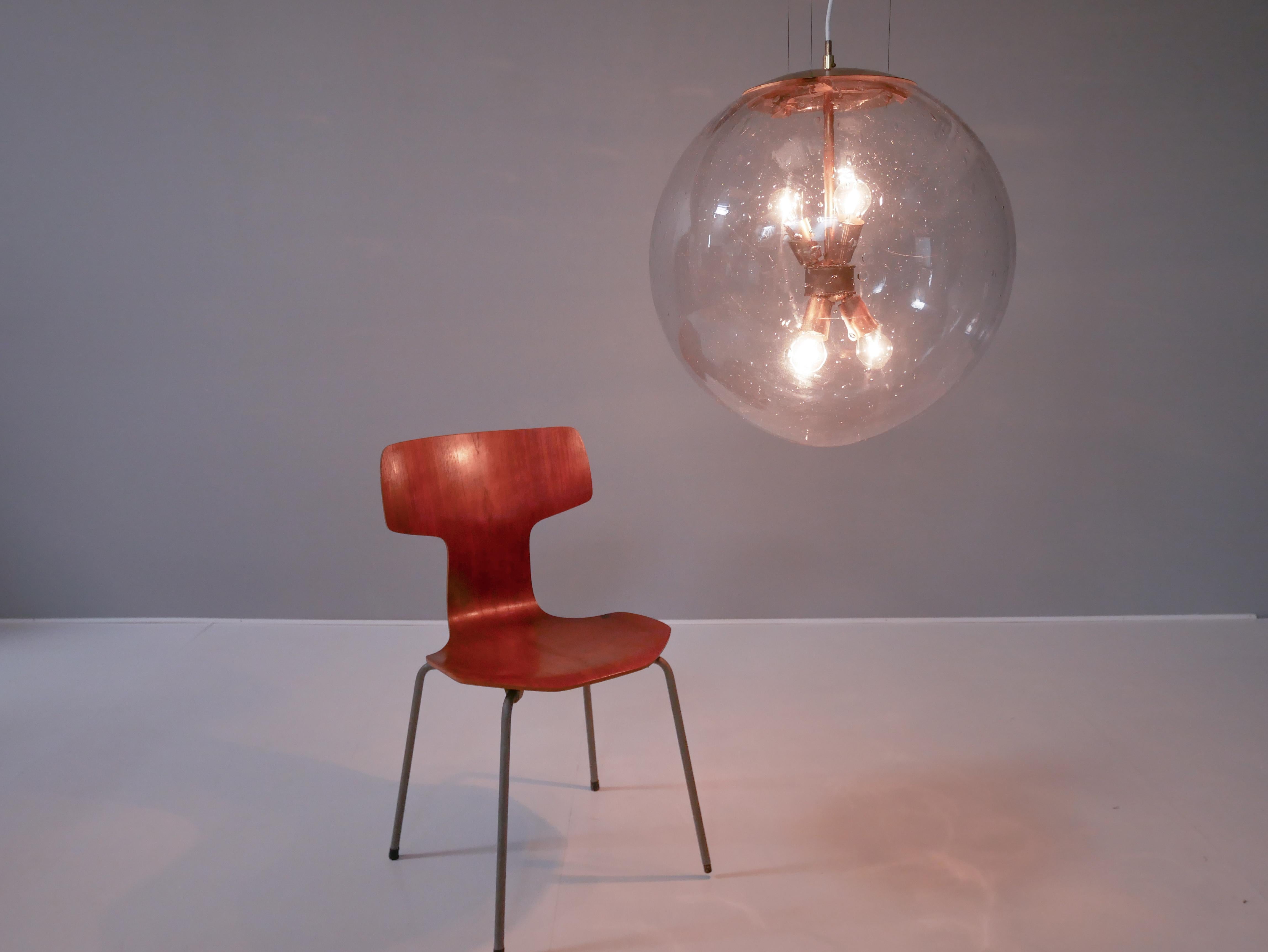 Uniqe Hans-Agne Jakobsson Wire Suspended Lamp, One of Four in the World For Sale 7