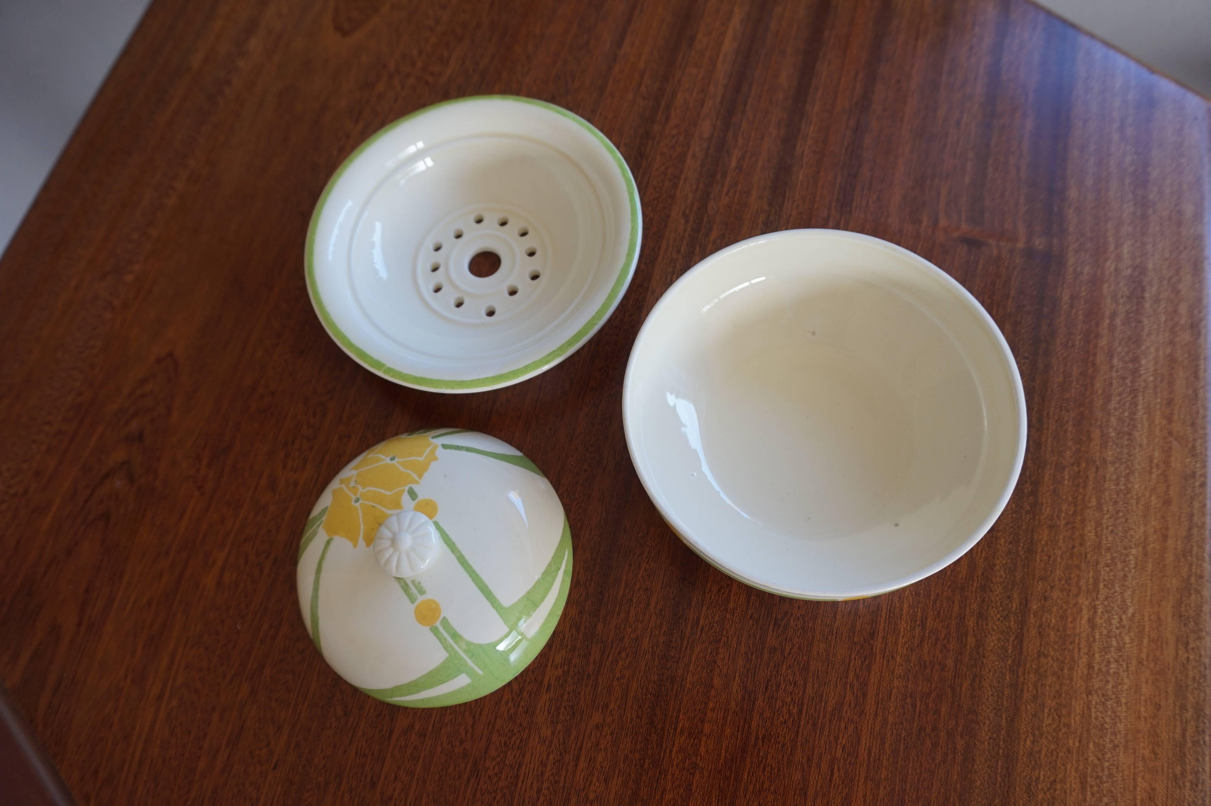 Antikes und hervorragendes 7-teiliges Mintons Arts and Crafts-Keramik-Bad-Set in hervorragendem Zustand 13