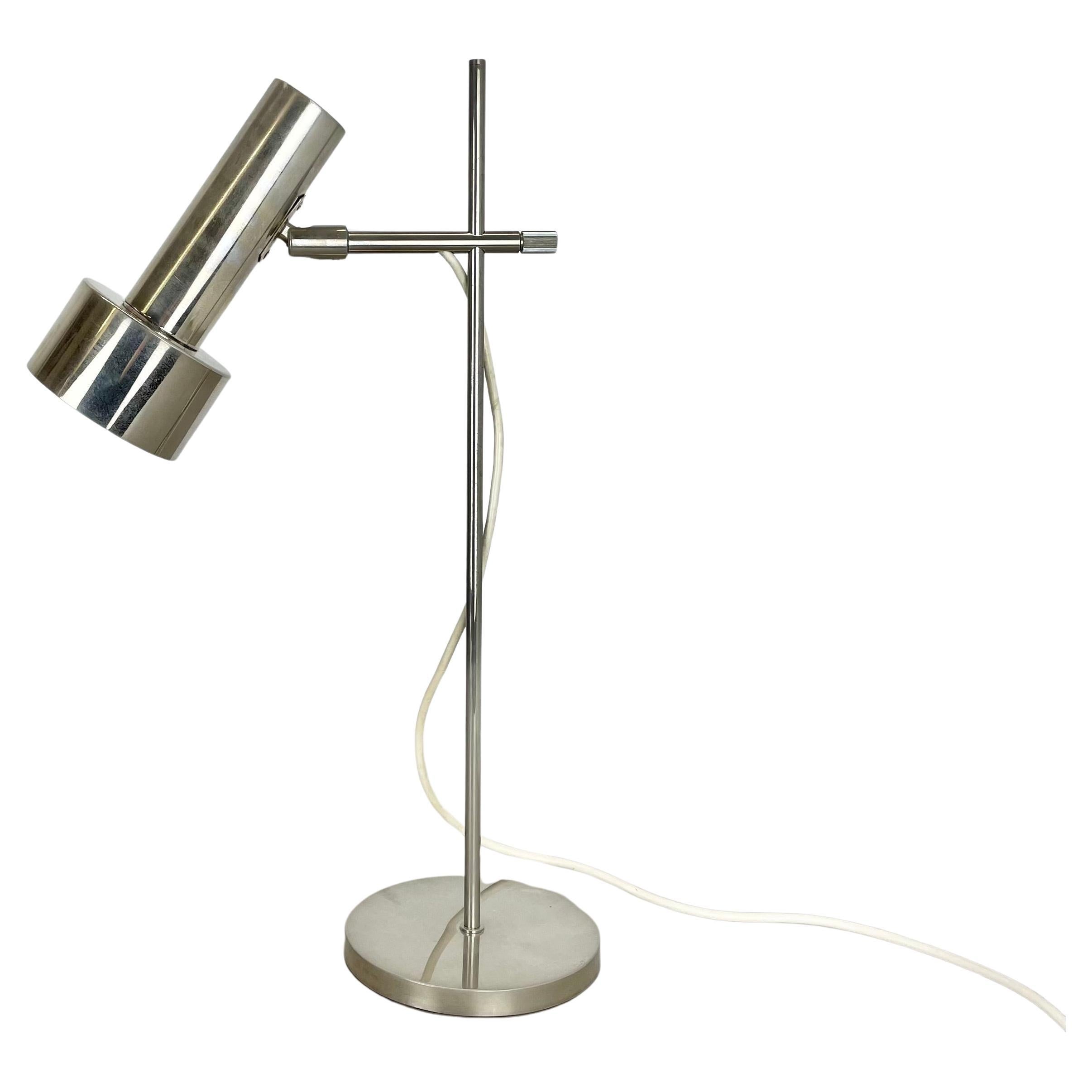 Einzigartige verchromte 1-stöckte Tischleuchte Koch und Lowy-Stil OMI Lighting Deutschland, 1970