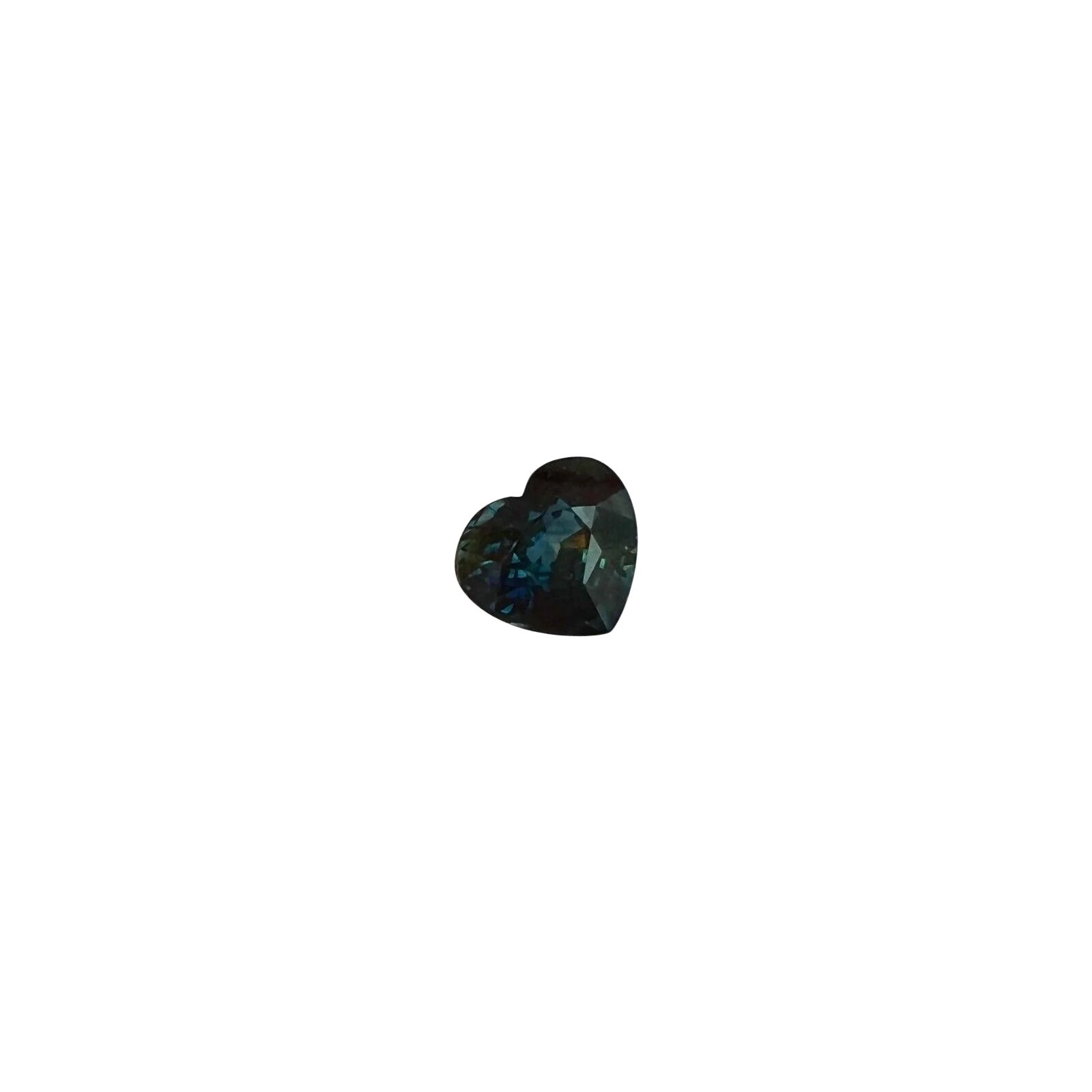 Einzigartig 1,01 Karat Tiefgelb Blauer, seltener Saphir im Herzschliff, IGI-zertifiziert im Angebot