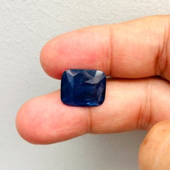 PRICED WHOLESALE, 17.40 Cts Natural Cushion Blue Sapphire, corn flower