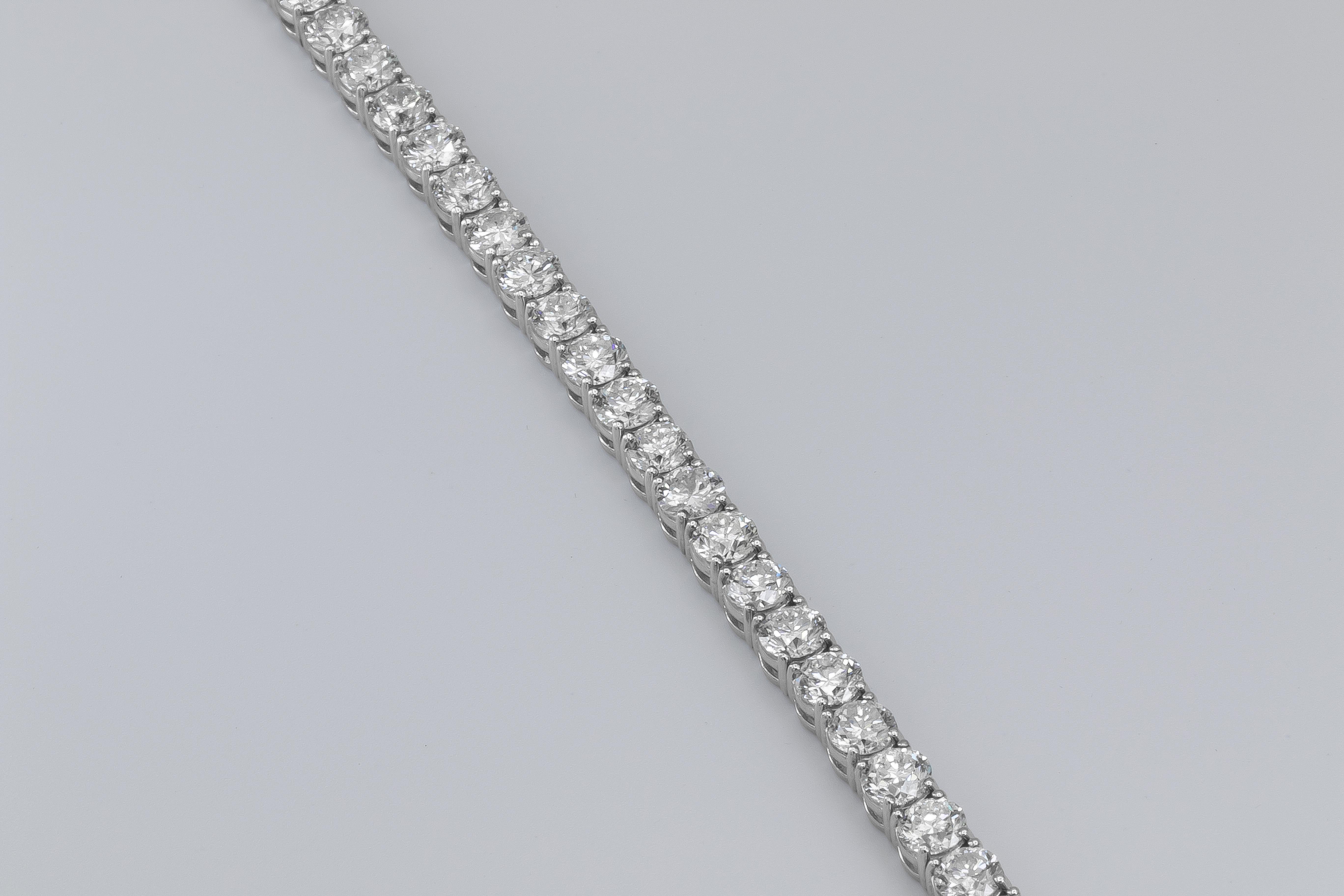 30 diamond tennis bracelet