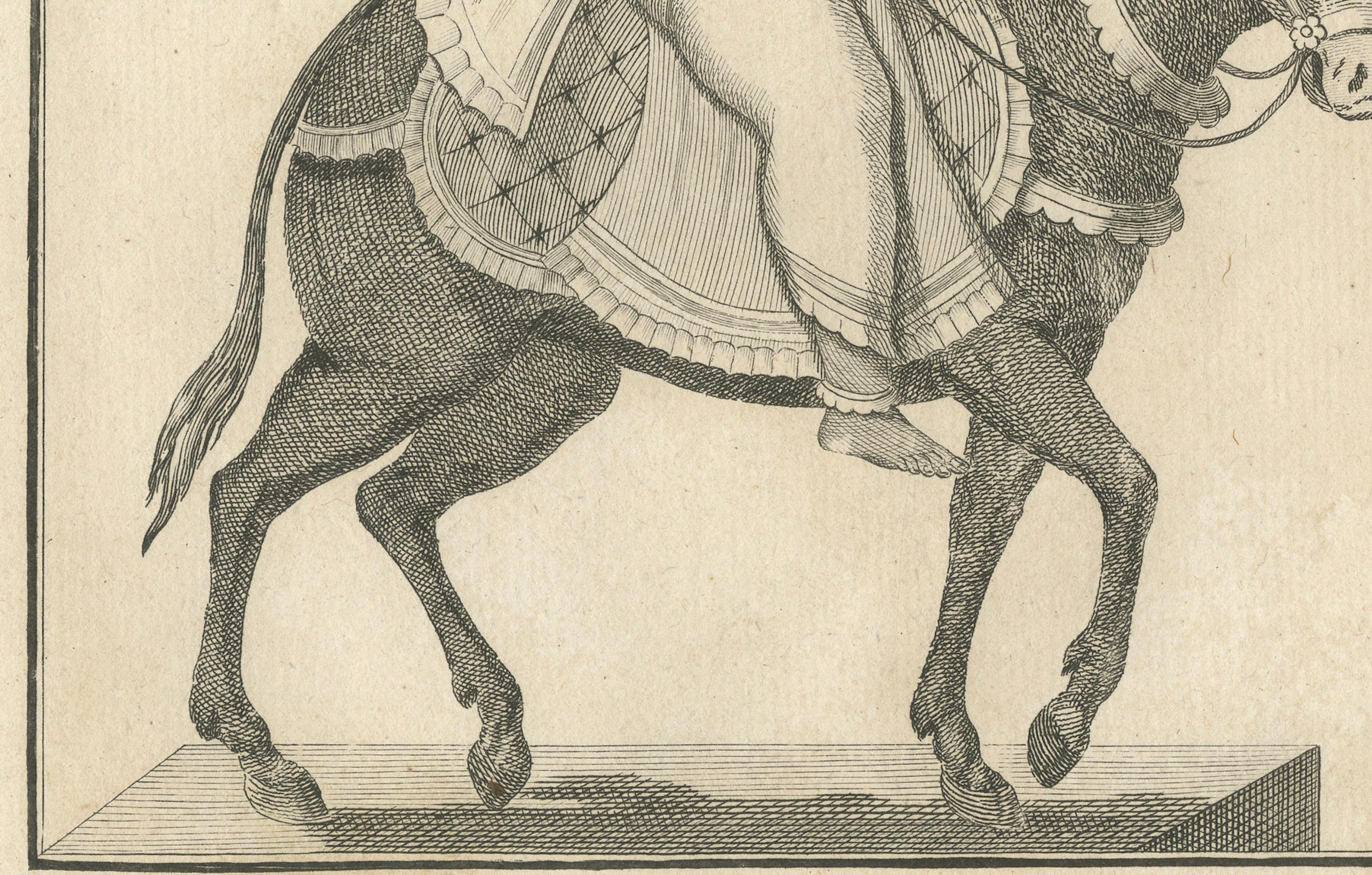 Único 1806 Mudevi Diosa de la Discordia Grabado Antiguo - Grabado Hindú principios del siglo XIX en venta