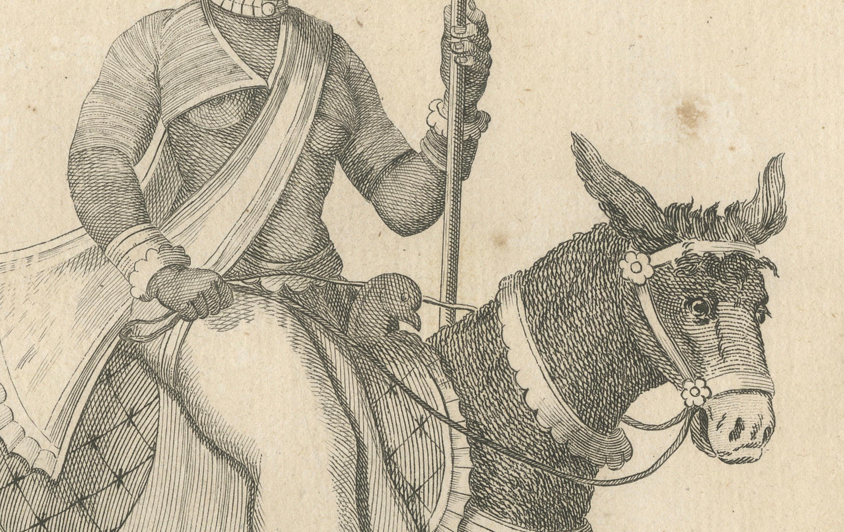 Único 1806 Mudevi Diosa de la Discordia Grabado Antiguo - Grabado Hindú Papel en venta