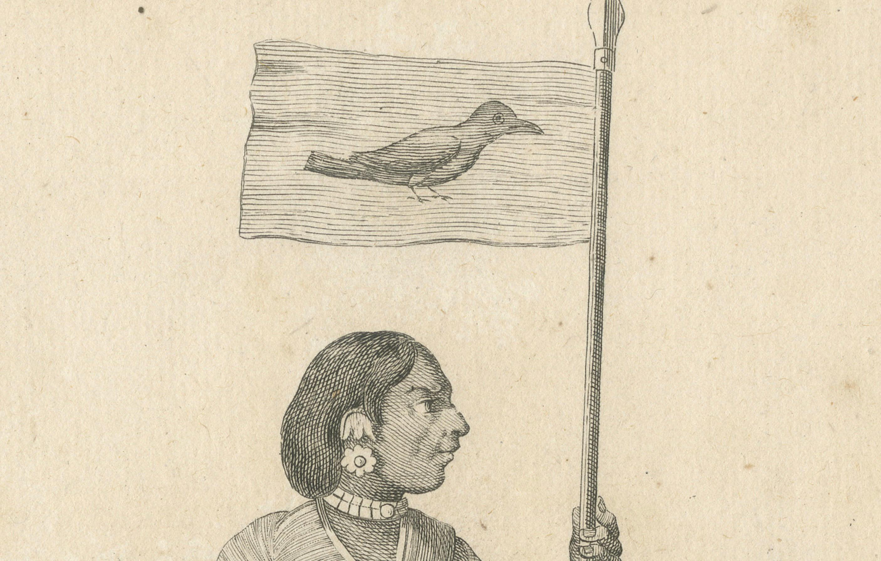 Único 1806 Mudevi Diosa de la Discordia Grabado Antiguo - Grabado Hindú en venta 1