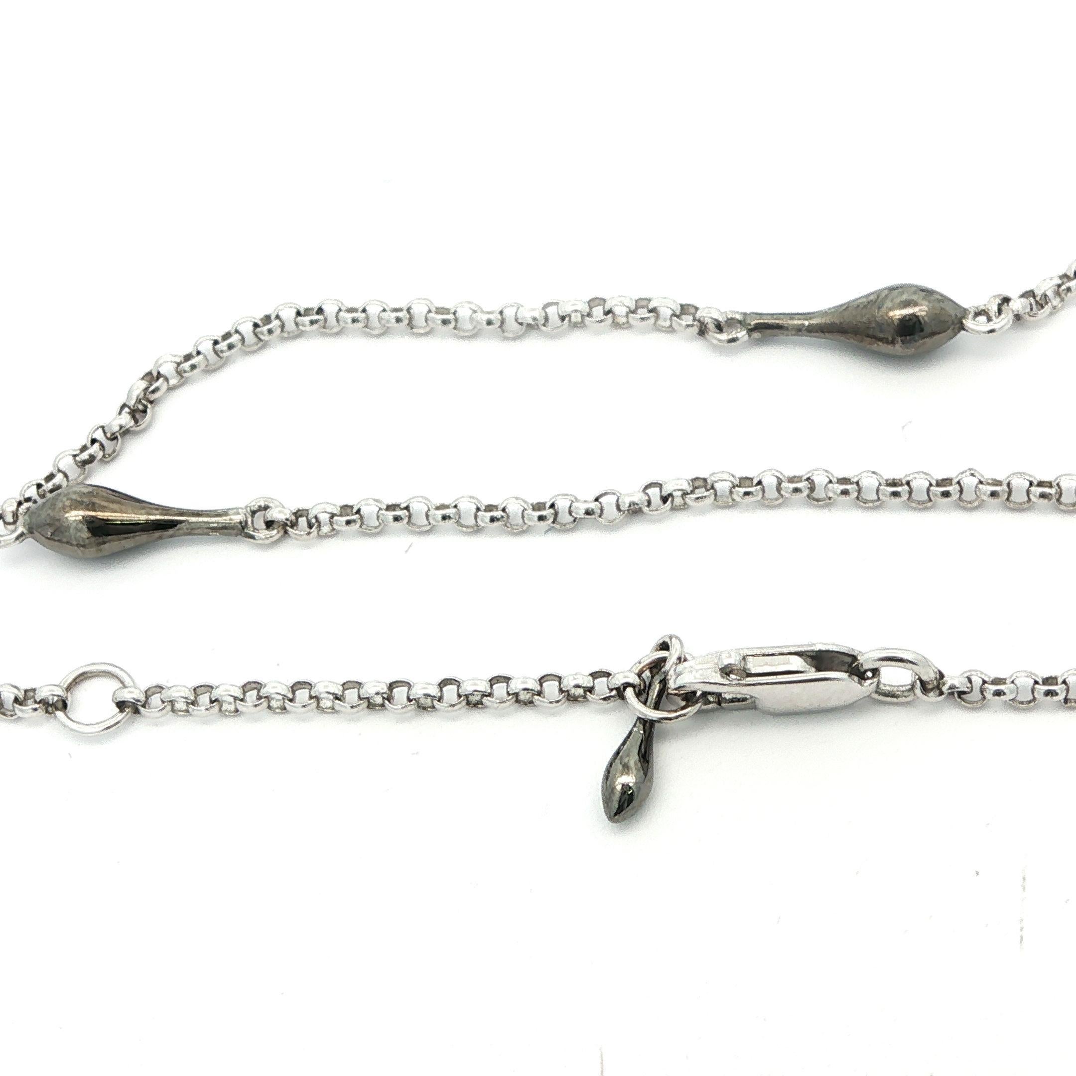 Collier unique en or 18 carats avec pendentif en forme de goutte en onyx et améthyste et diamant Pour femmes en vente