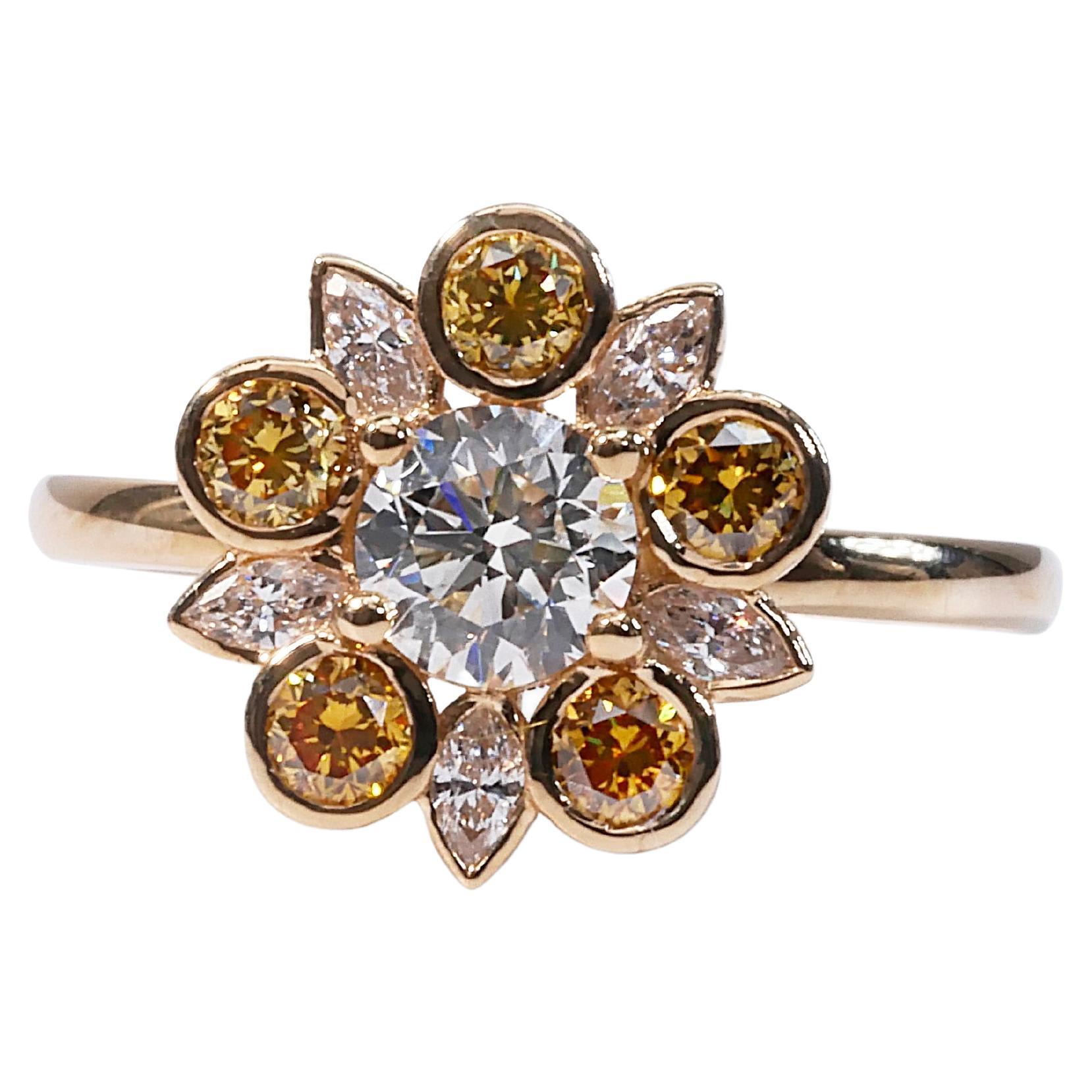 Edwardian Cluster Rings