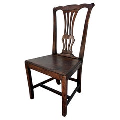 Einzigartige 18. Jahrhundert Chippendale Stuhl Familie Heirloom, umfangreiche Reparatur.