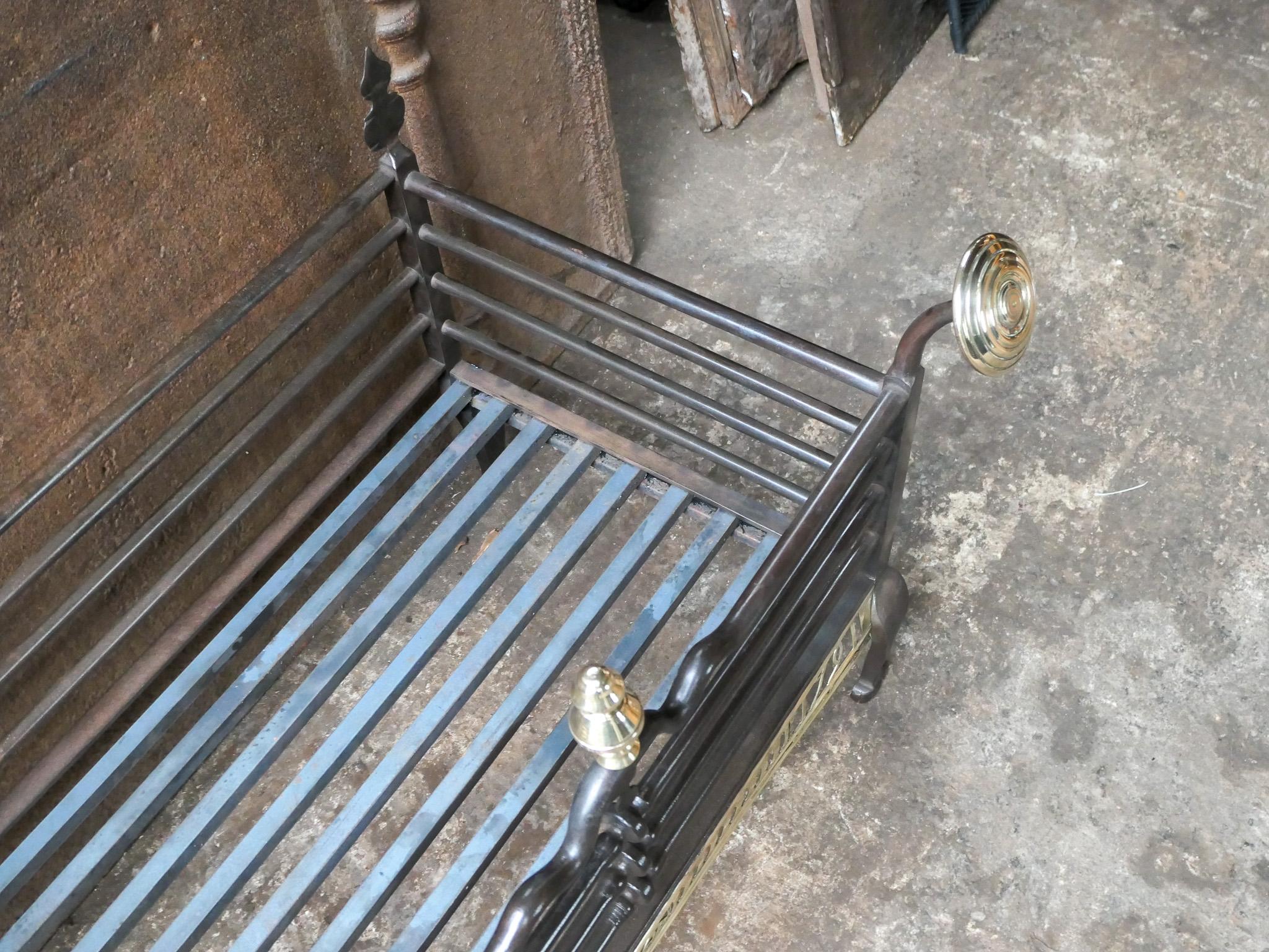 Unique 18th Century Dutch Georgian Fireplace Grate or Fire Grate For Sale 6