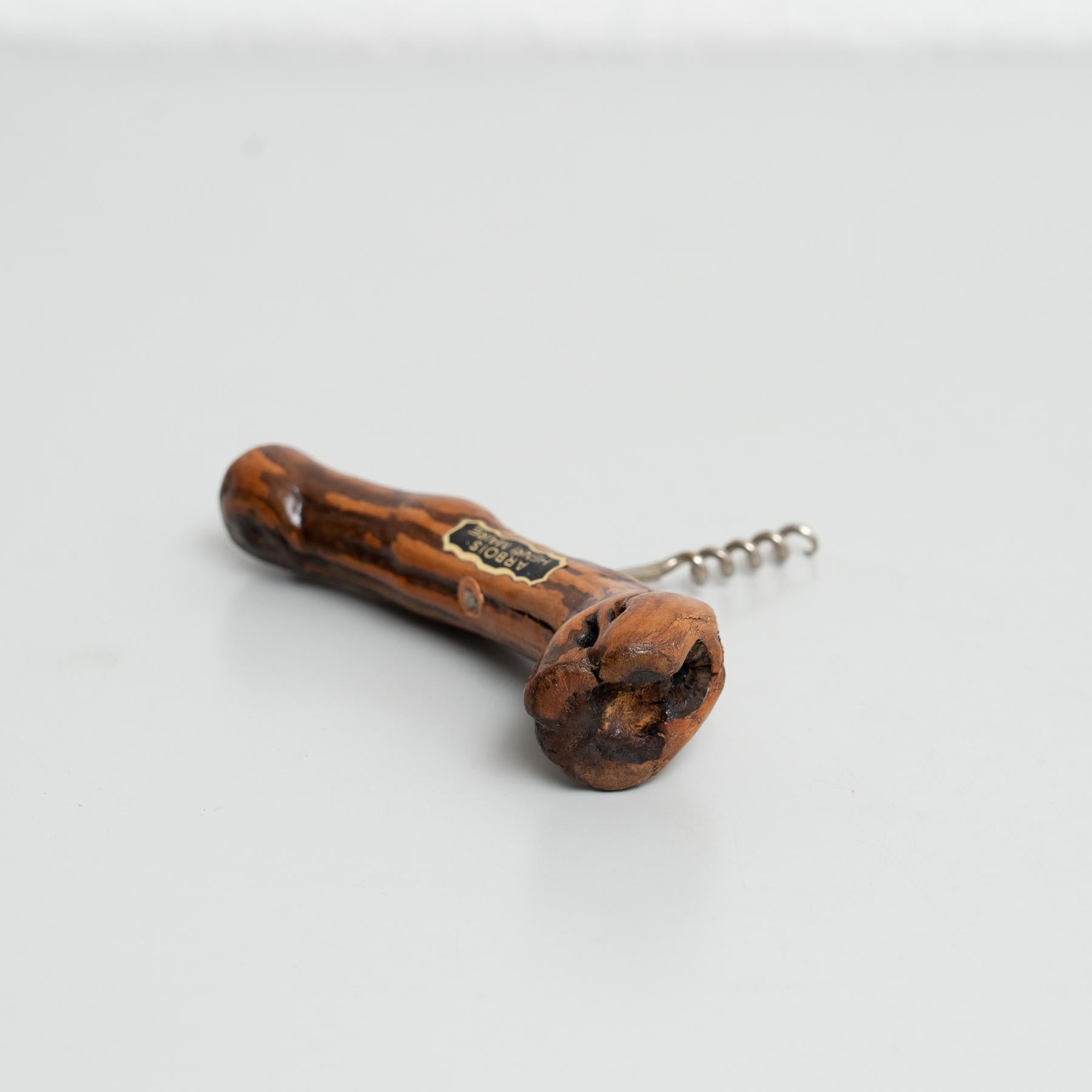 Unique 1930s French Vine Wood Corkscrews by Laurent Siret – Set of 2 For Sale 3