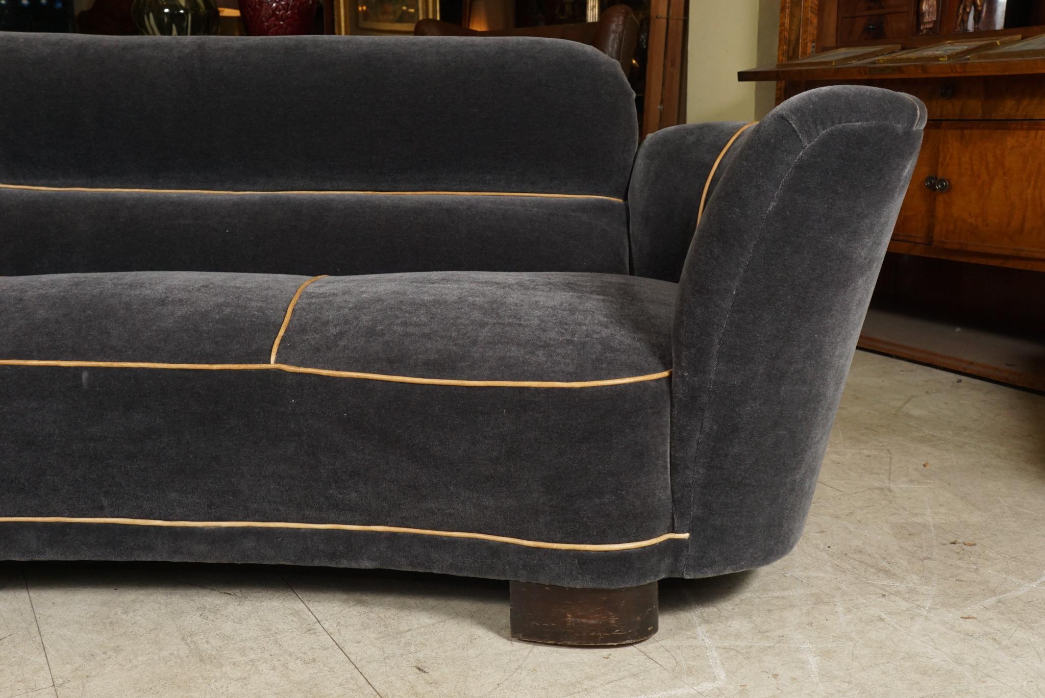 Mid-Century Modern Unique 1930's Sofa