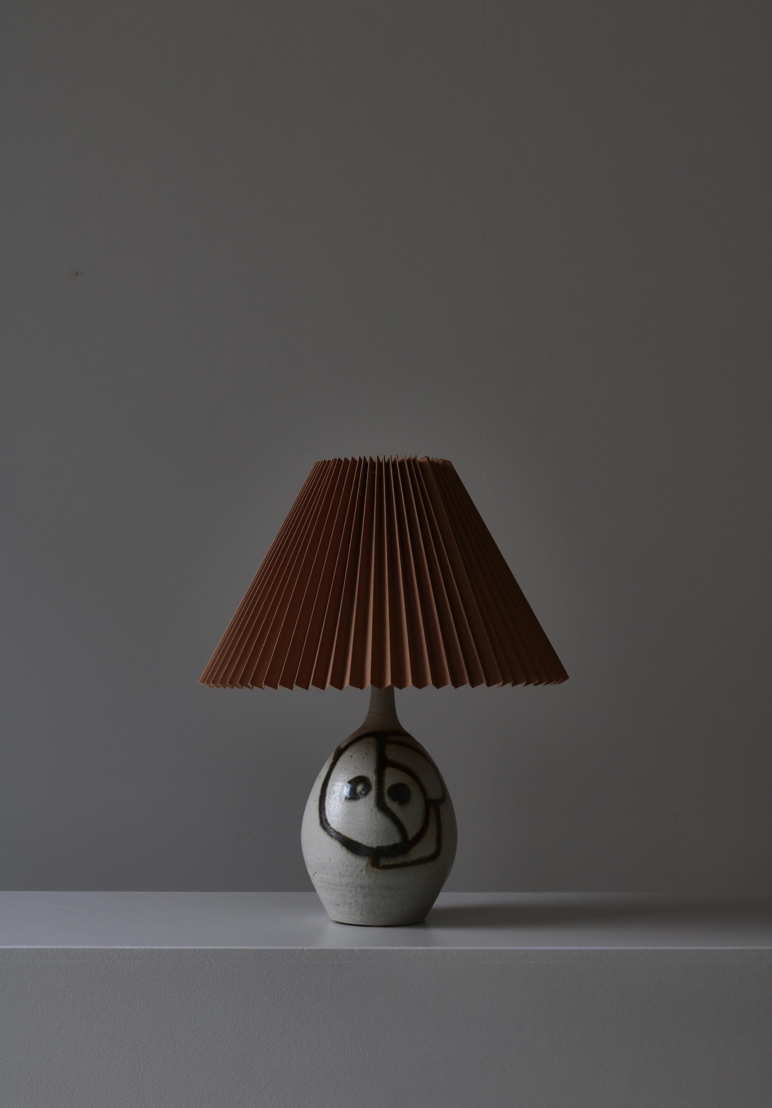Beautiful unique Scandinavian Modern table lamp handmade by 