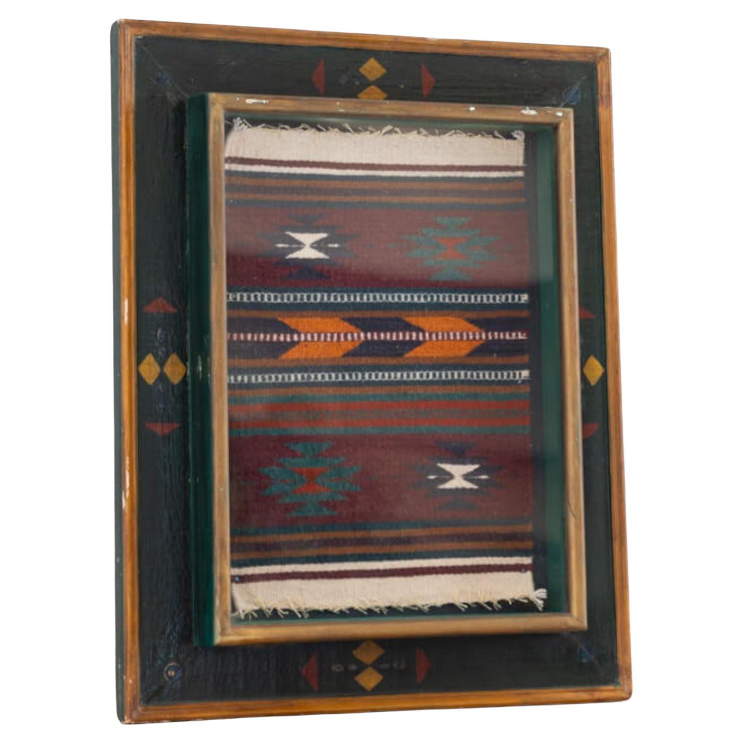 Unique 1990s Mexican Painting on Wood - A Vibrant Expression of Folk Art
