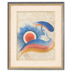 Unique 1990s Oil Painting on Brass - A Fusion of Art and Metalwork