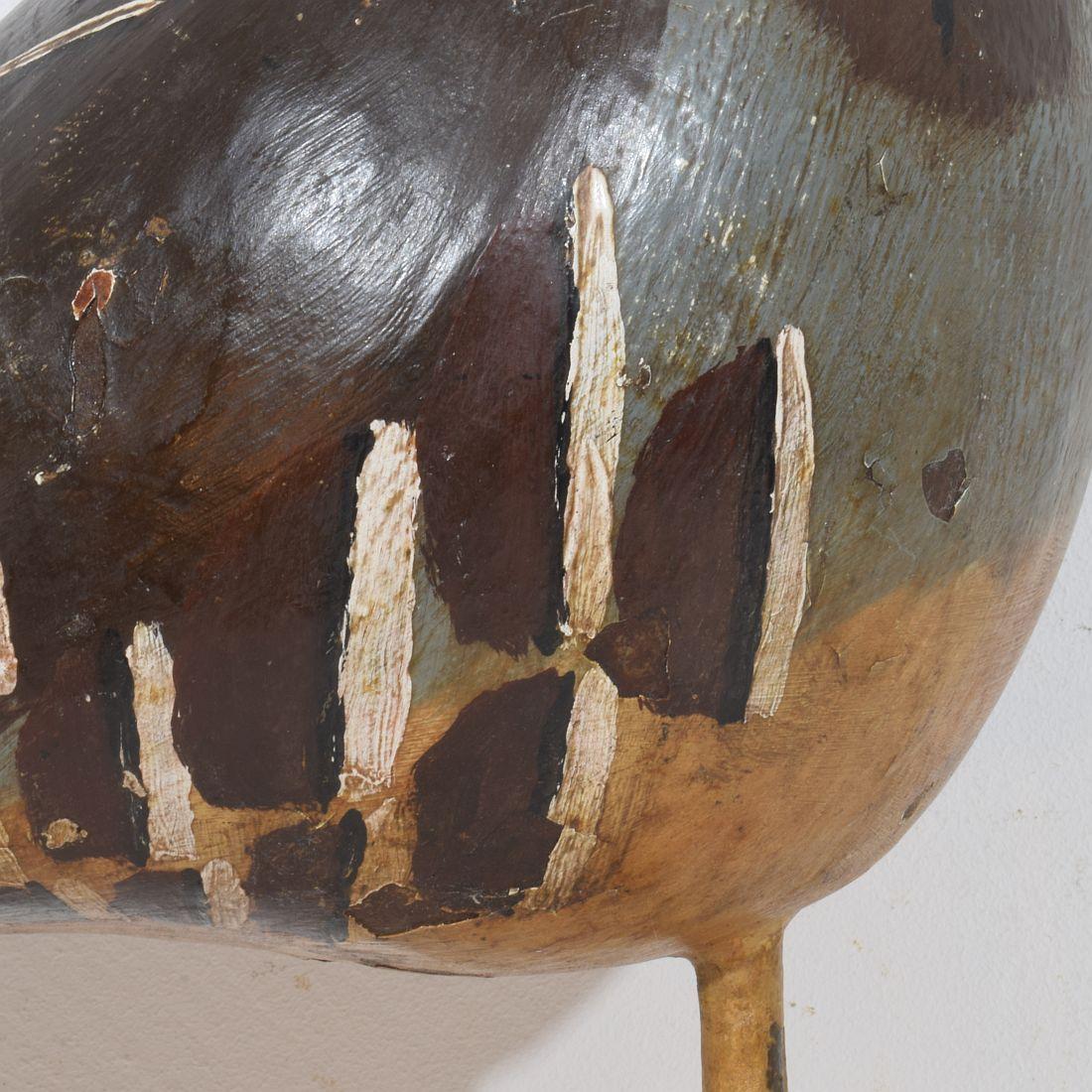 Unique 19th Century French Shop Sign with a Grouse For Sale 9