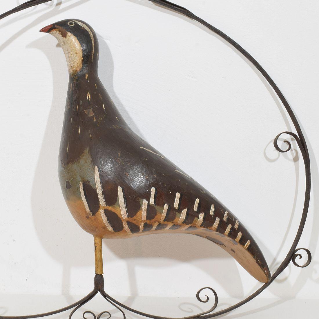 Unique 19th Century French Shop Sign with a Grouse For Sale 1