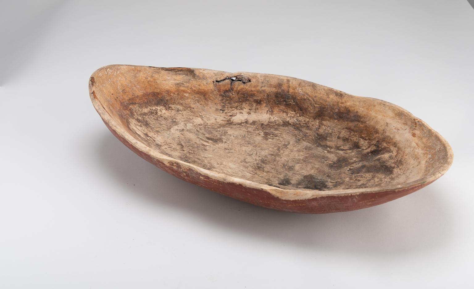 Swedish Unique 19th Century Wooden Bowl from Northern Sweden