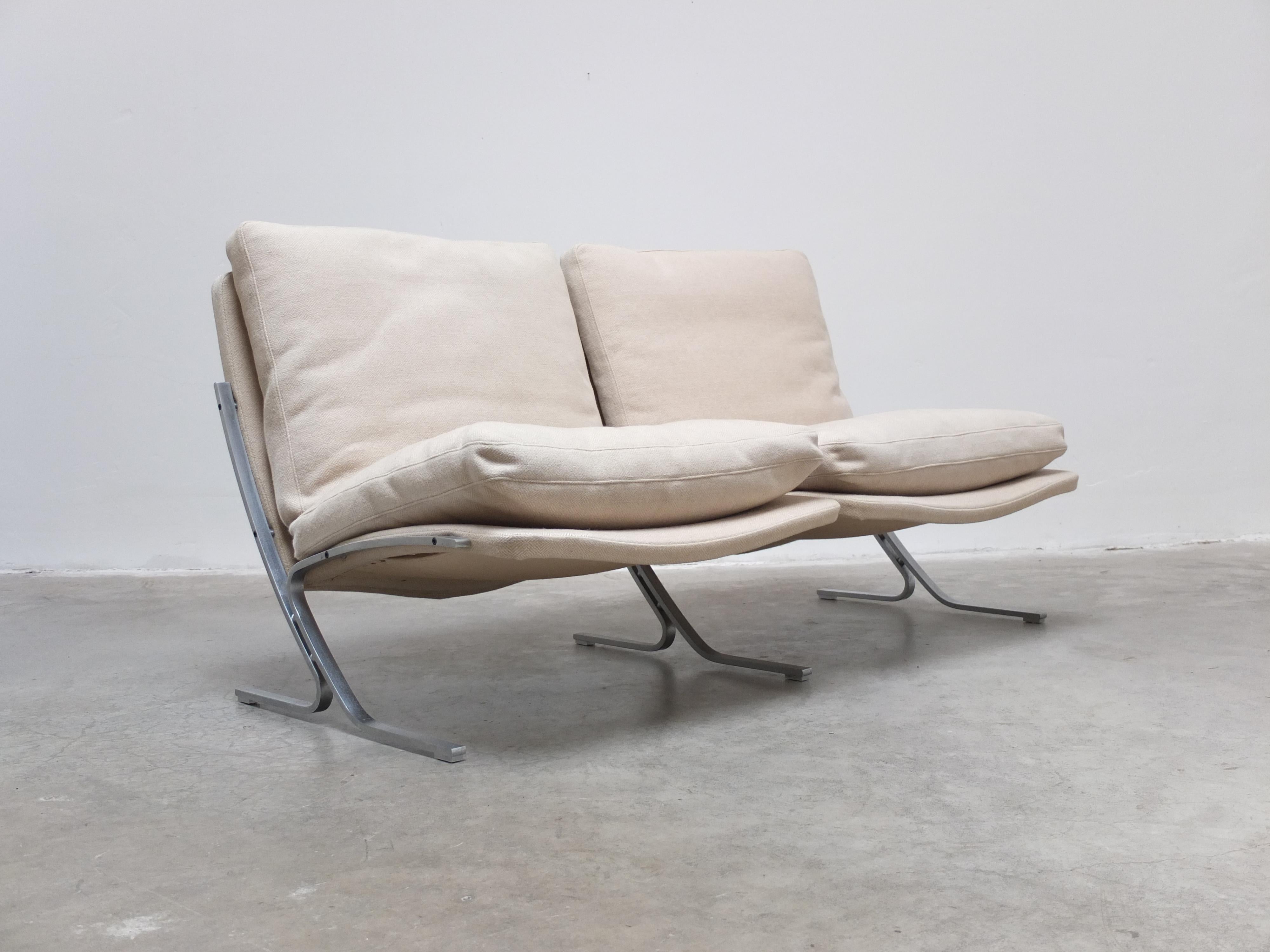 Unique 2-Seater Sofa in The Style of Fabricius & Kastholm, 1960s For Sale 6