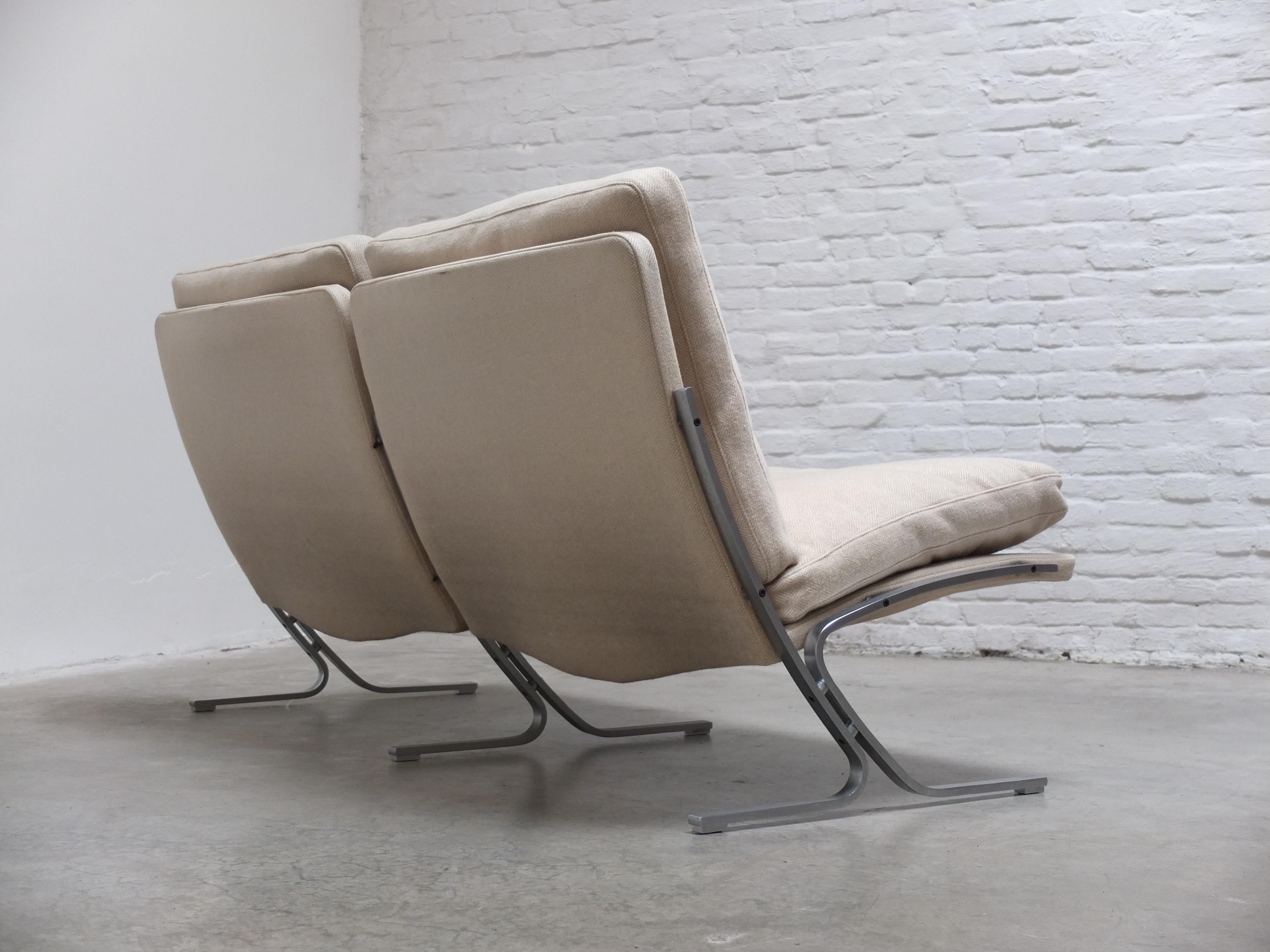Unique 2-Seater Sofa in The Style of Fabricius & Kastholm, 1960s For Sale 11