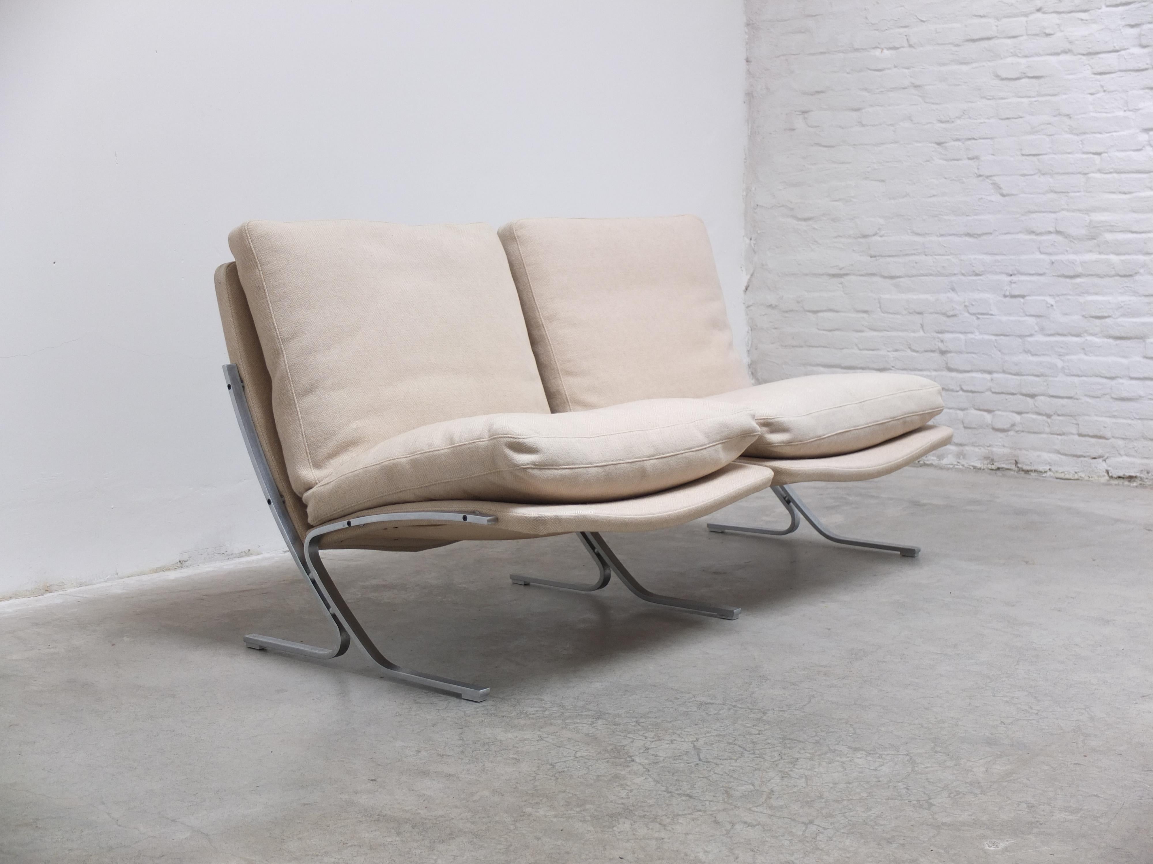 Mid-Century Modern Unique 2-Seater Sofa in The Style of Fabricius & Kastholm, 1960s For Sale