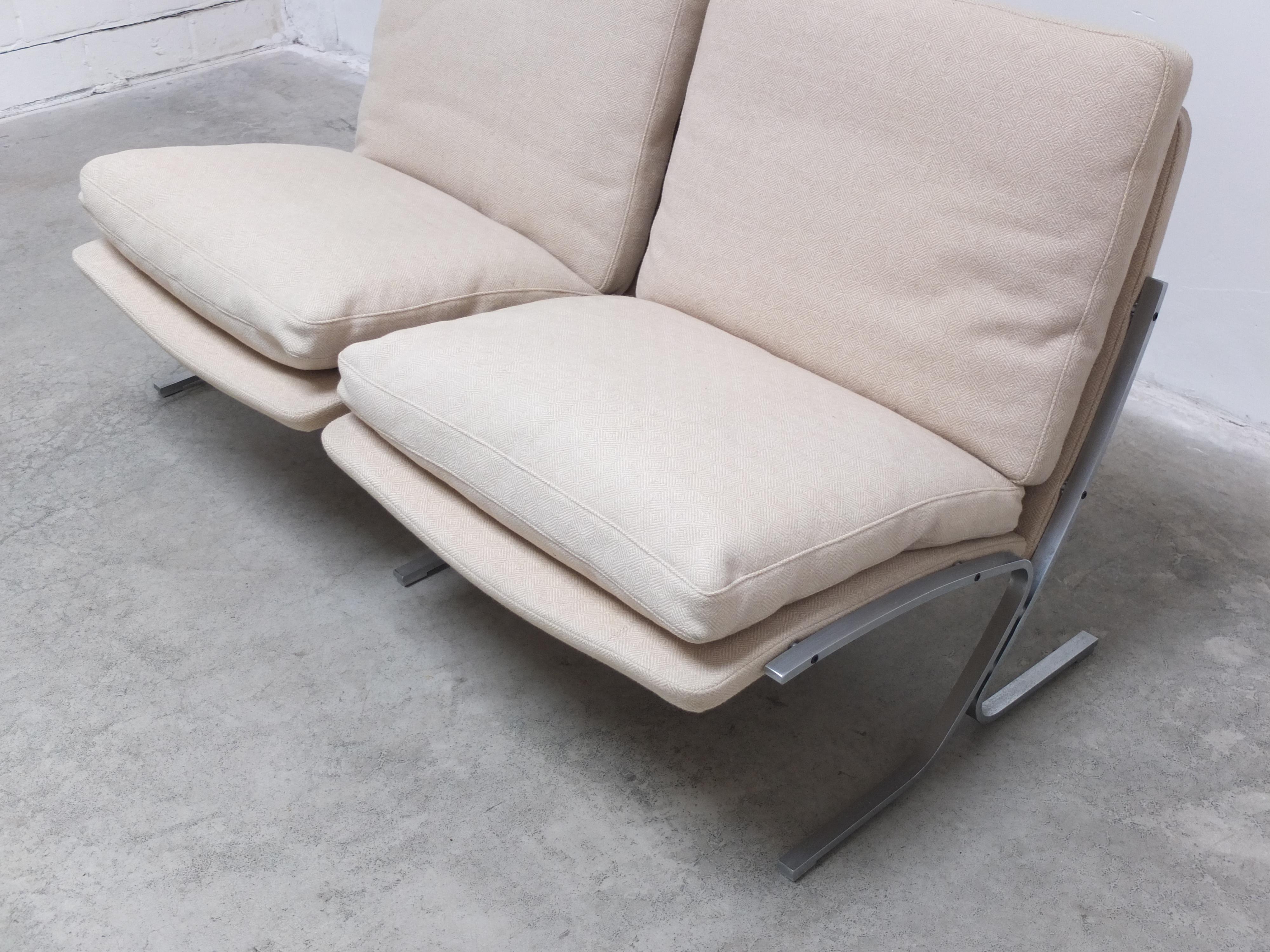 20th Century Unique 2-Seater Sofa in The Style of Fabricius & Kastholm, 1960s For Sale