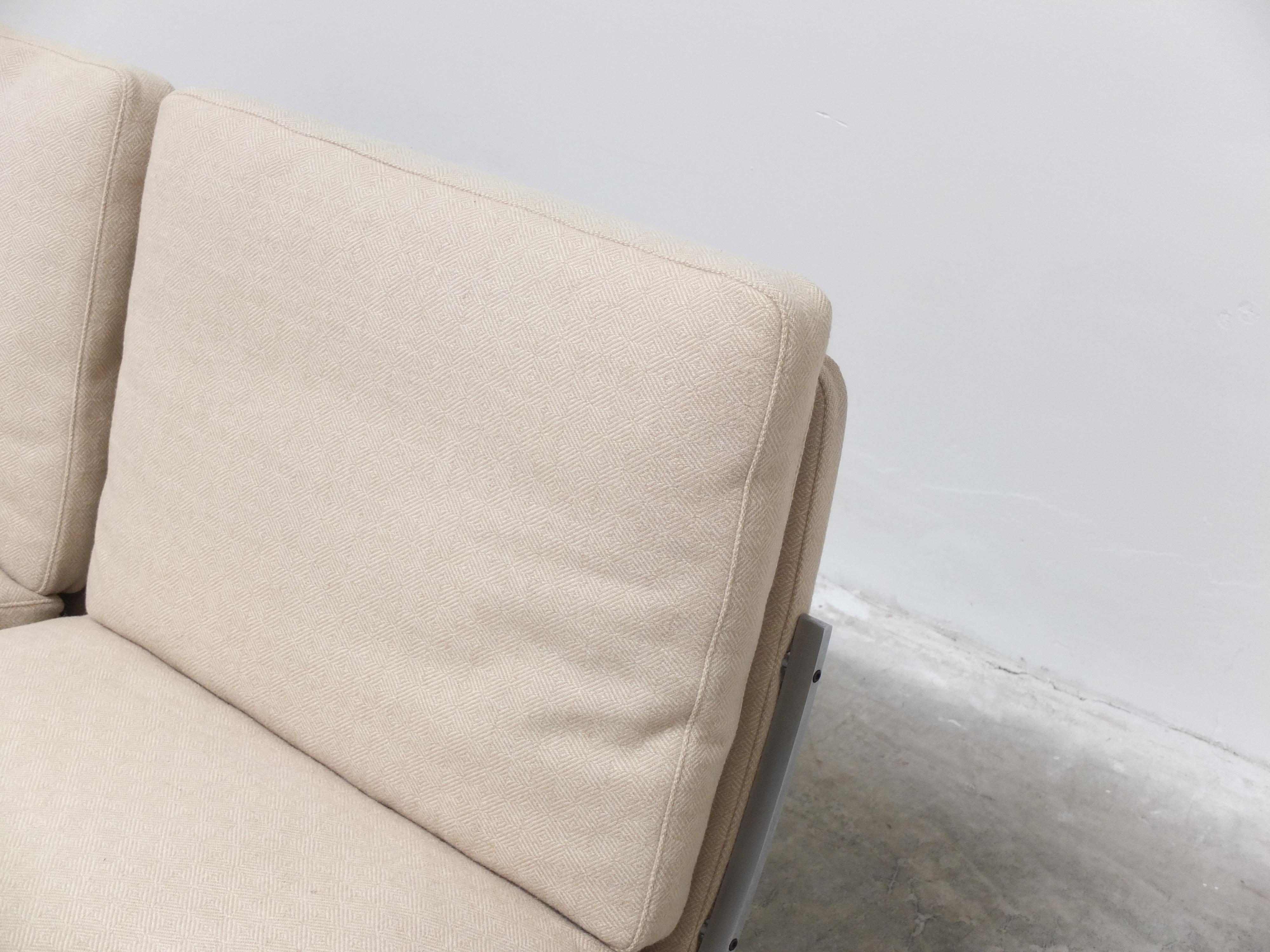 Metal Unique 2-Seater Sofa in The Style of Fabricius & Kastholm, 1960s For Sale