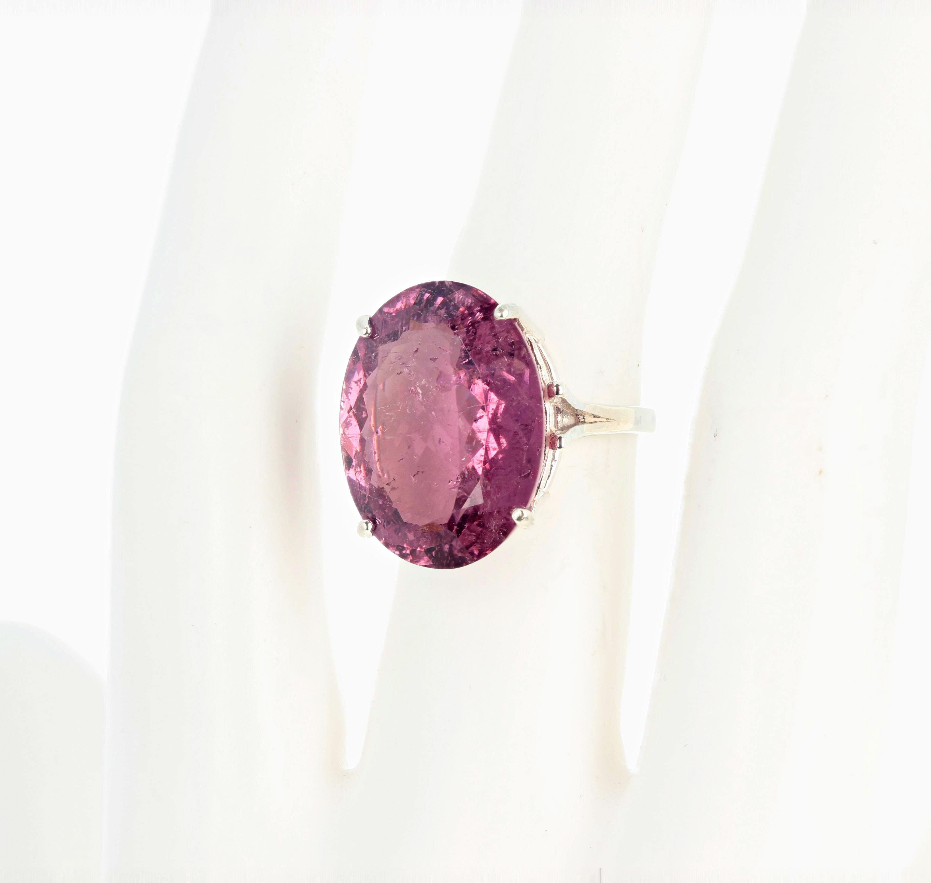 purple tourmaline ring