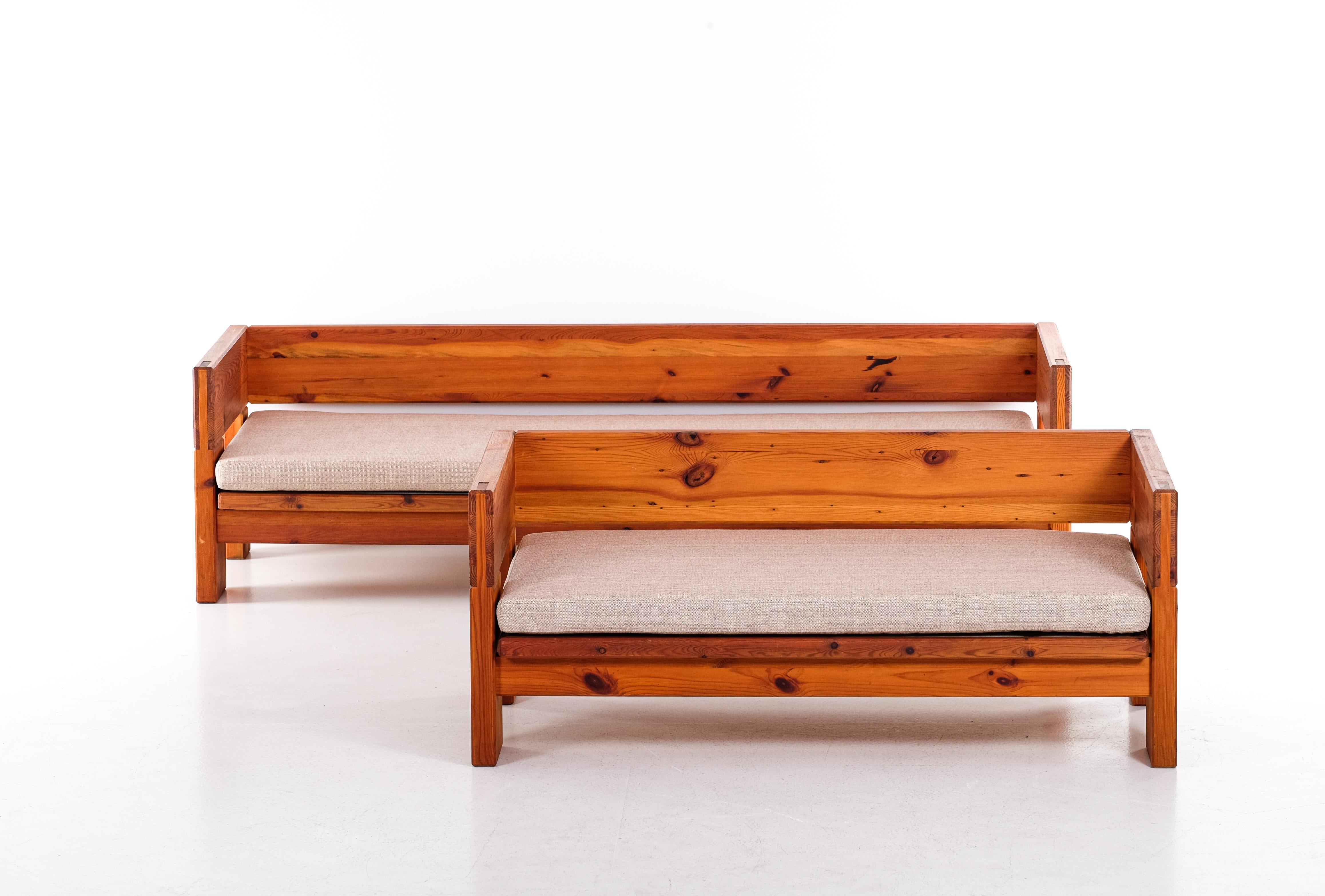 Late 20th Century Unique 3-seater sofa by Roland Wilhelmsson, Sweden, 1970s For Sale