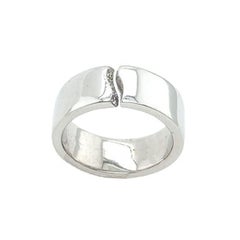 Einzigartiger Designer-Hochzeitsring mit 4 runden Diamanten von Meister