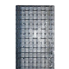 Unique 8' Tall Post Modern Resin Composite Industrial Loft Screen Wall Divider