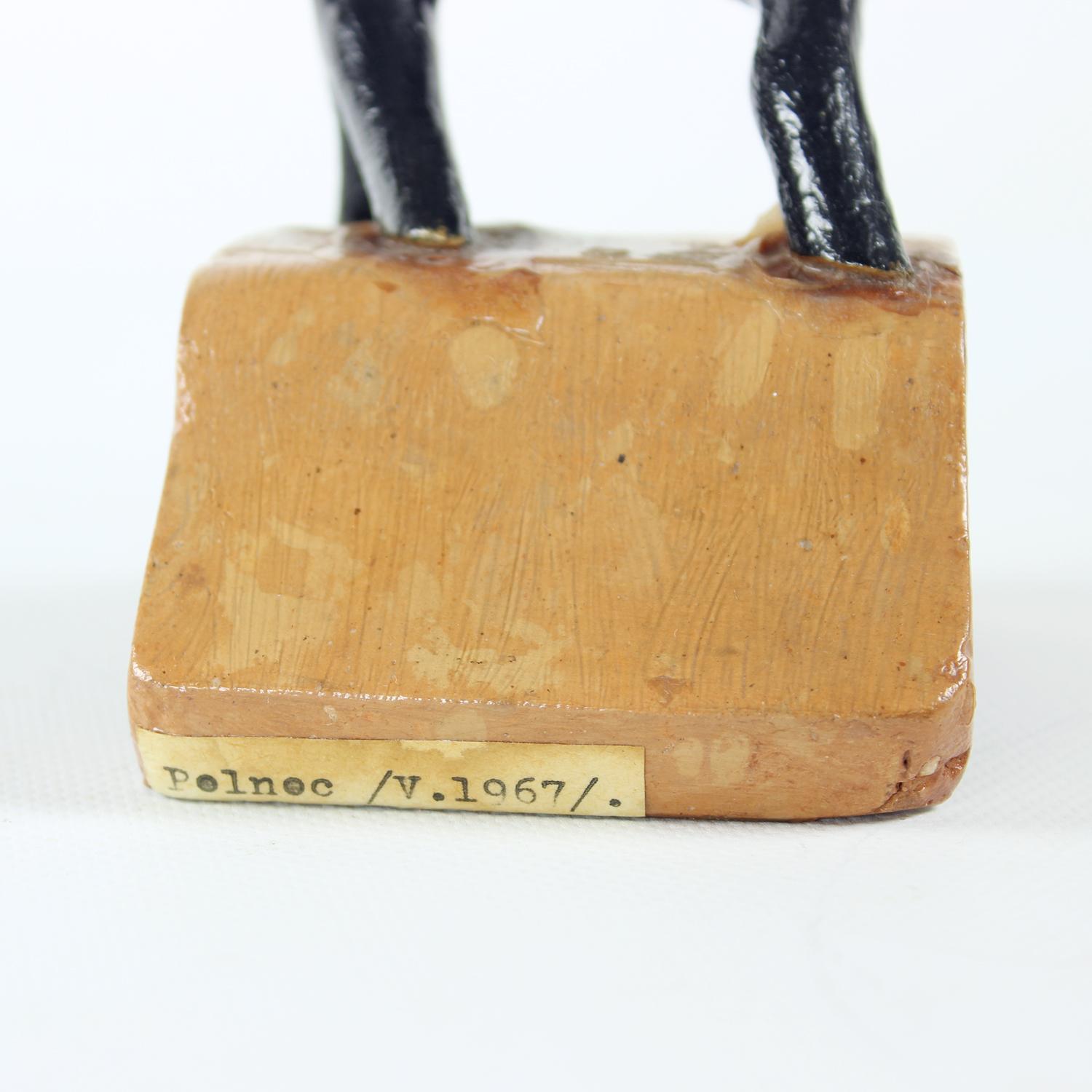 Unique Abstract Animal Sculpture By Pelnec, 1967 For Sale 4