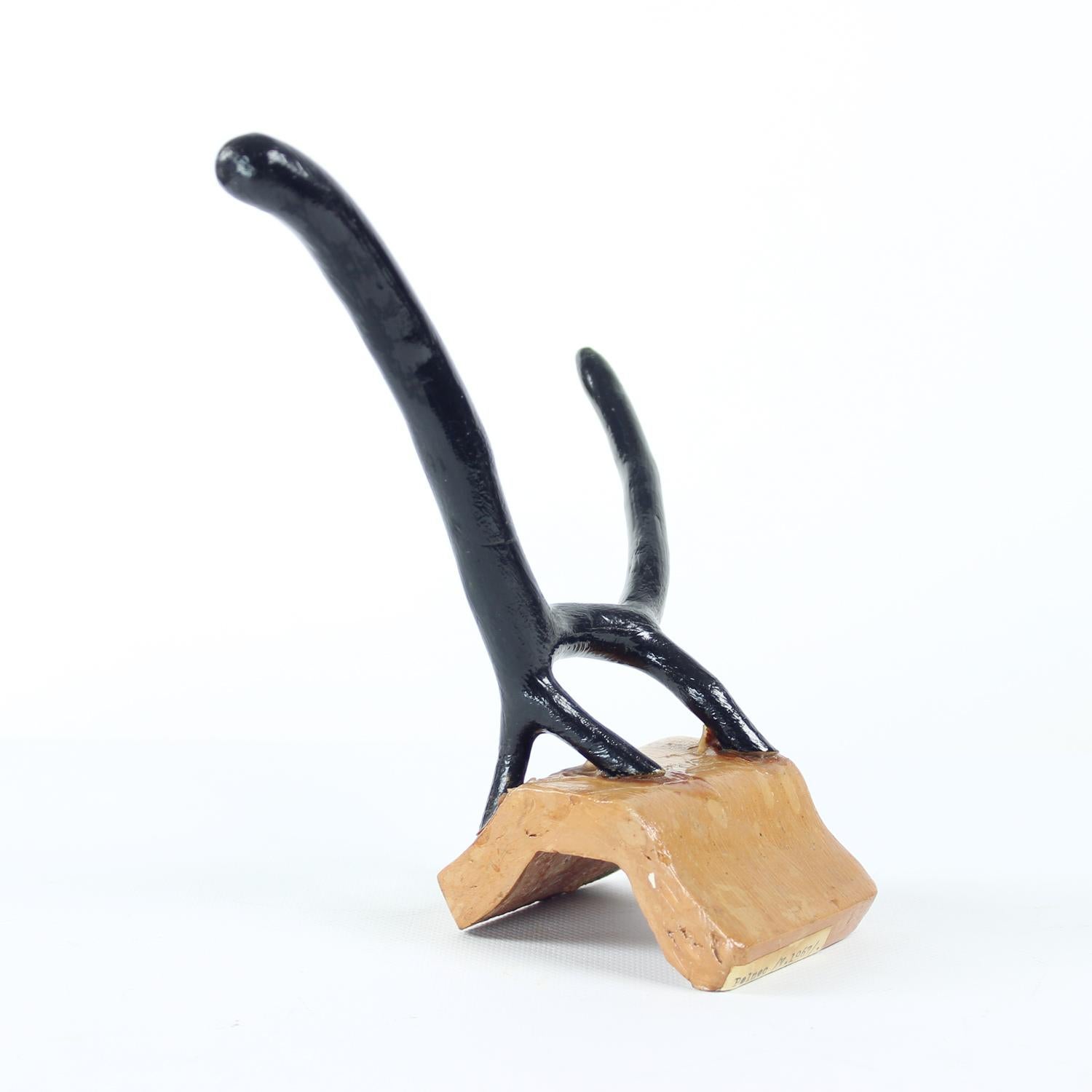 Unique Abstract Animal Sculpture By Pelnec, 1967 In Excellent Condition For Sale In Zohor, SK