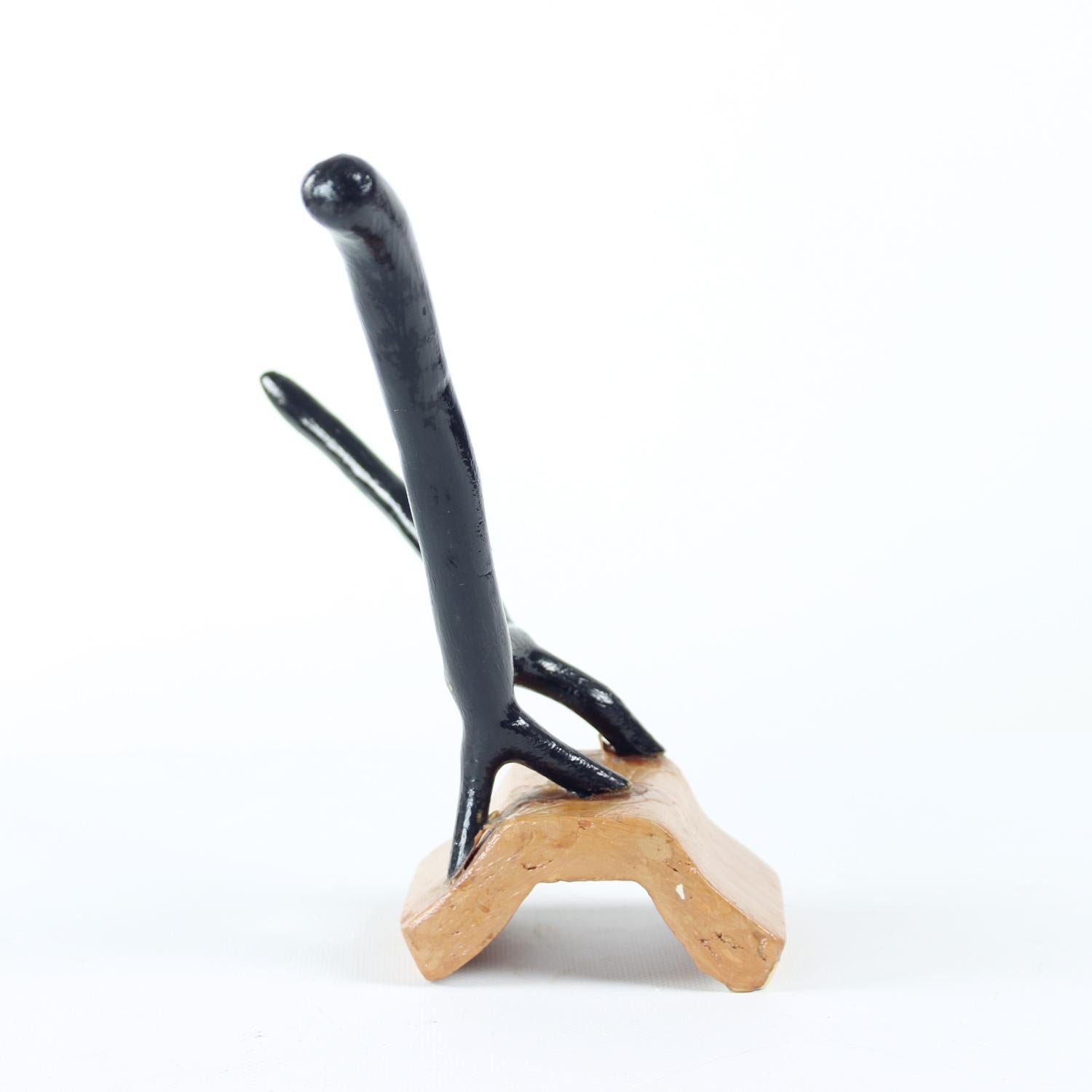Mid-20th Century Unique Abstract Animal Sculpture By Pelnec, 1967 For Sale