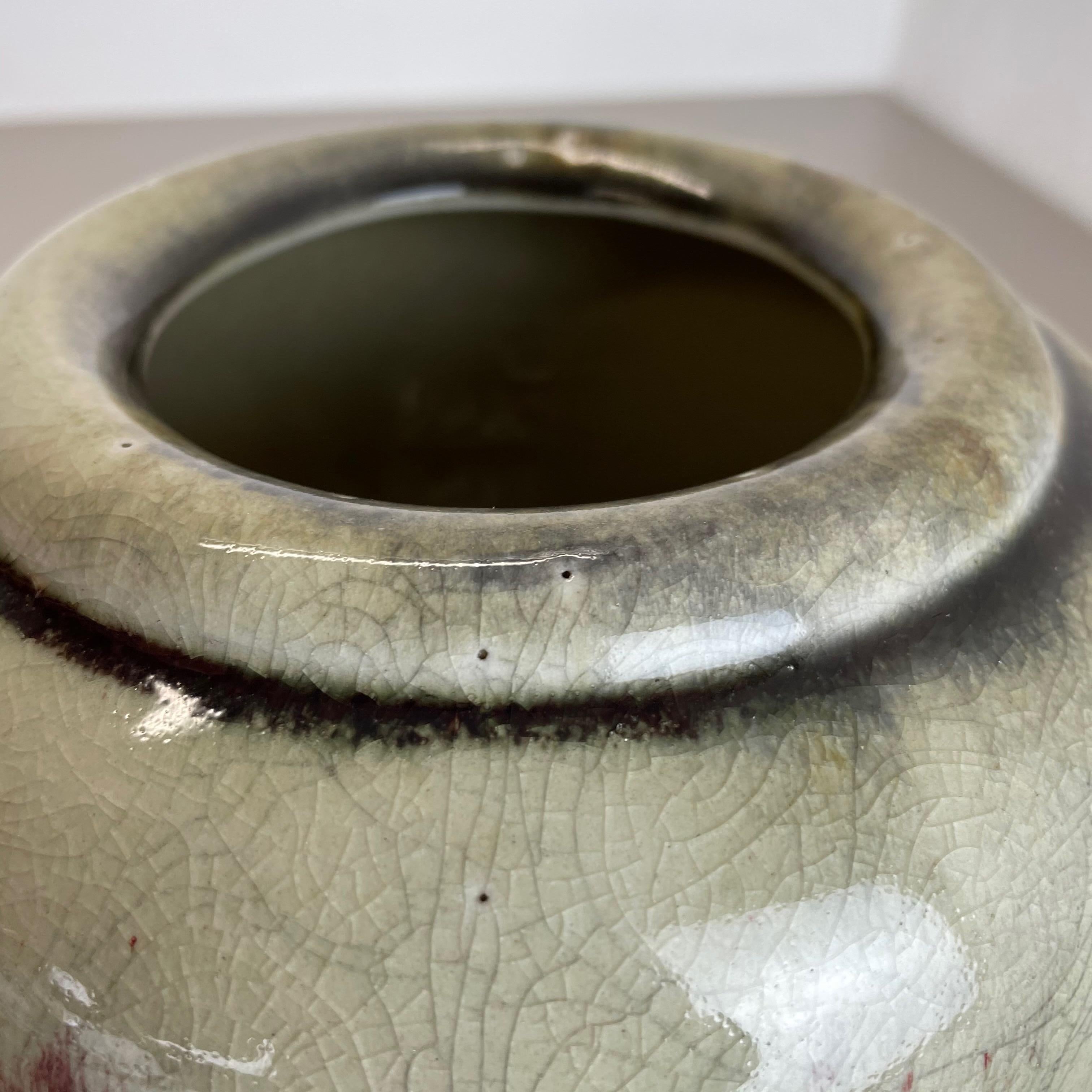 Unique Abstract Bauhaus Vase Pottery by WMF Ikora, Germany 1930s Art Deco For Sale 7