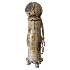 Unique Abstract Ceramic Figure in the Manner of Jacques Pouchain